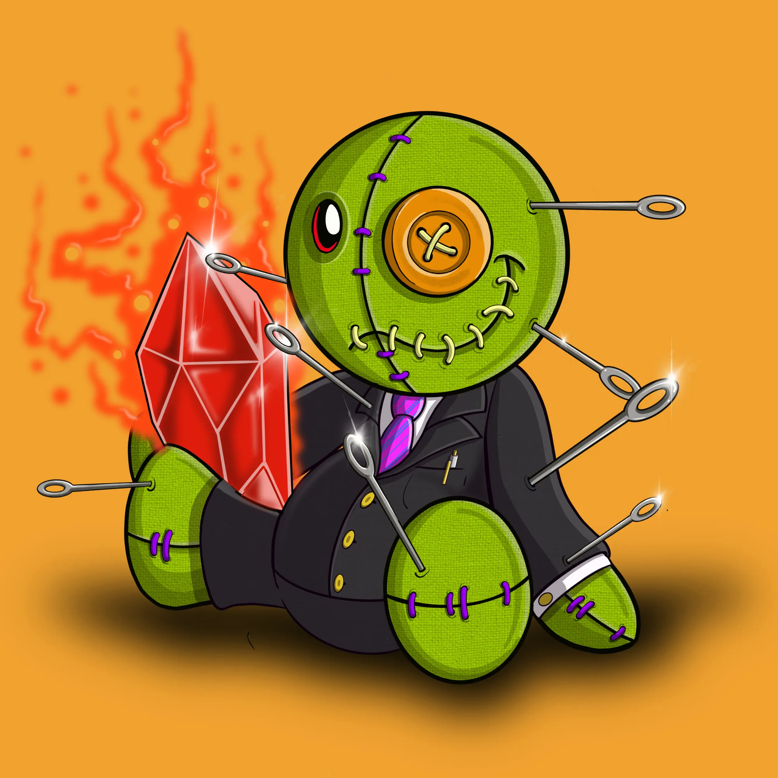 Trippy Stitch #1067 NFT on Algorand