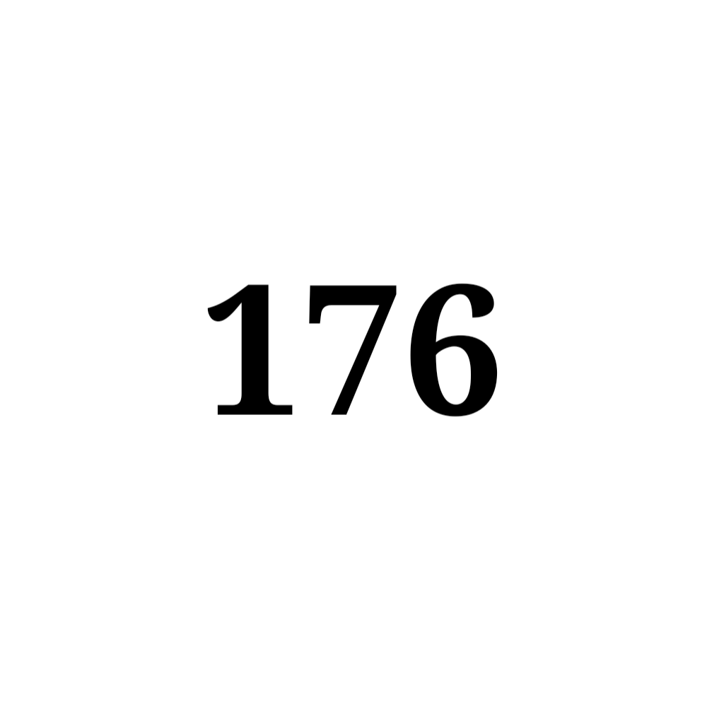 Number 176 NFT on Algorand