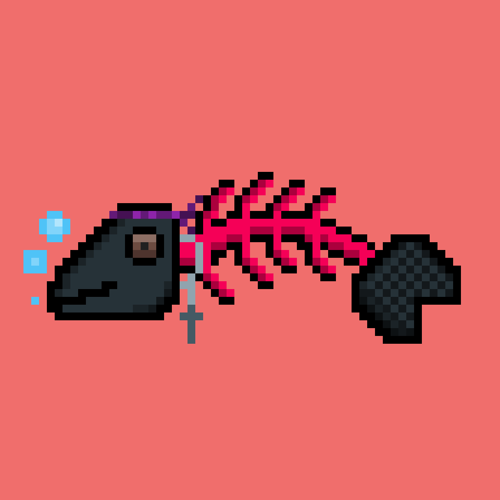 8-Bit BoneFish #284 NFT on Algorand