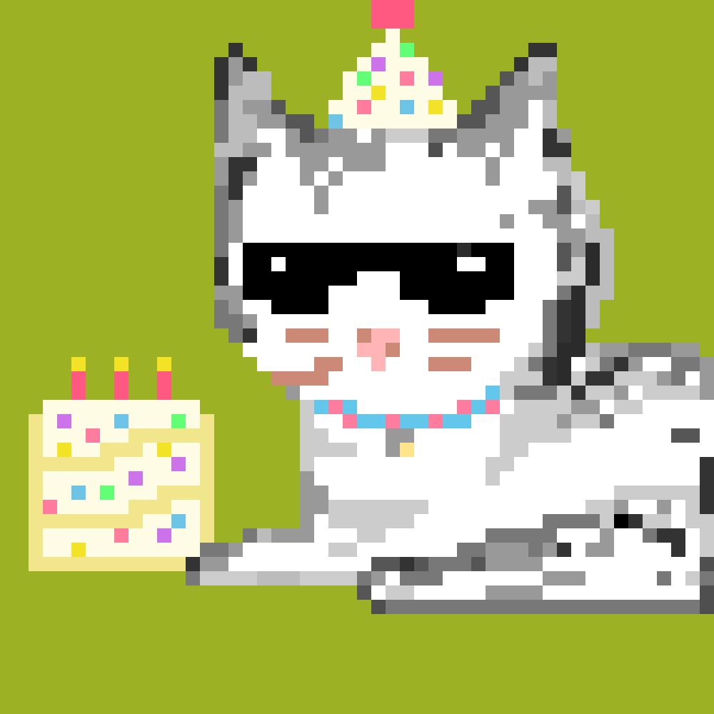 Cool Birthday Cat NFT on Algorand