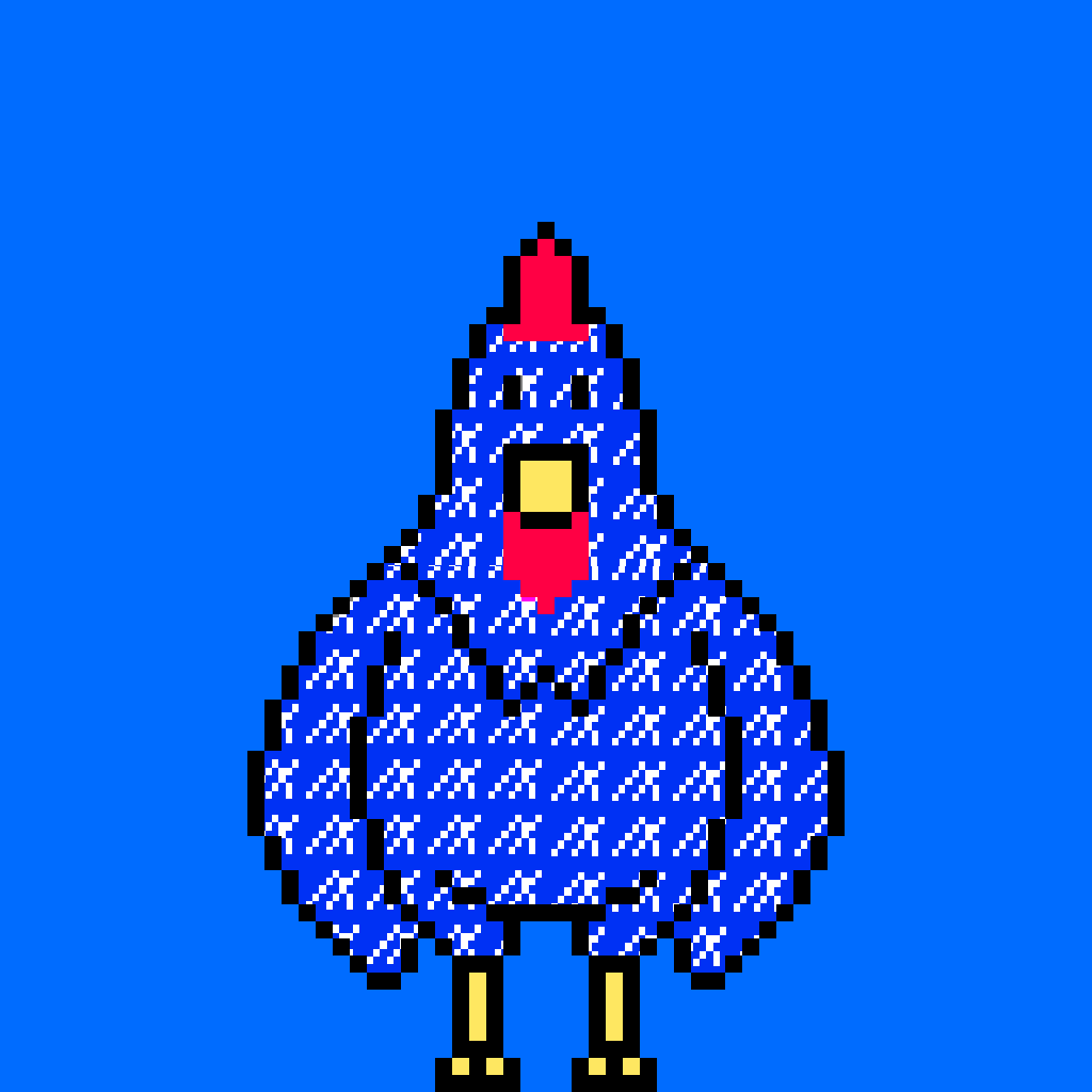 Pixel Chicken #279 NFT on Algorand