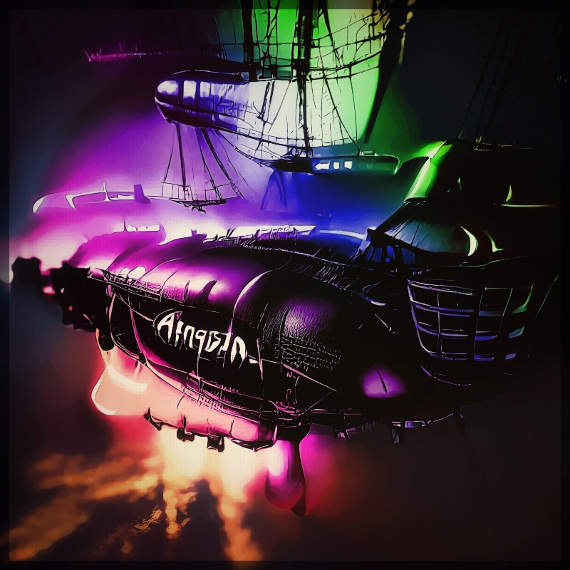 SPNFT Airship #50 Series 1 Final NFT on Algorand