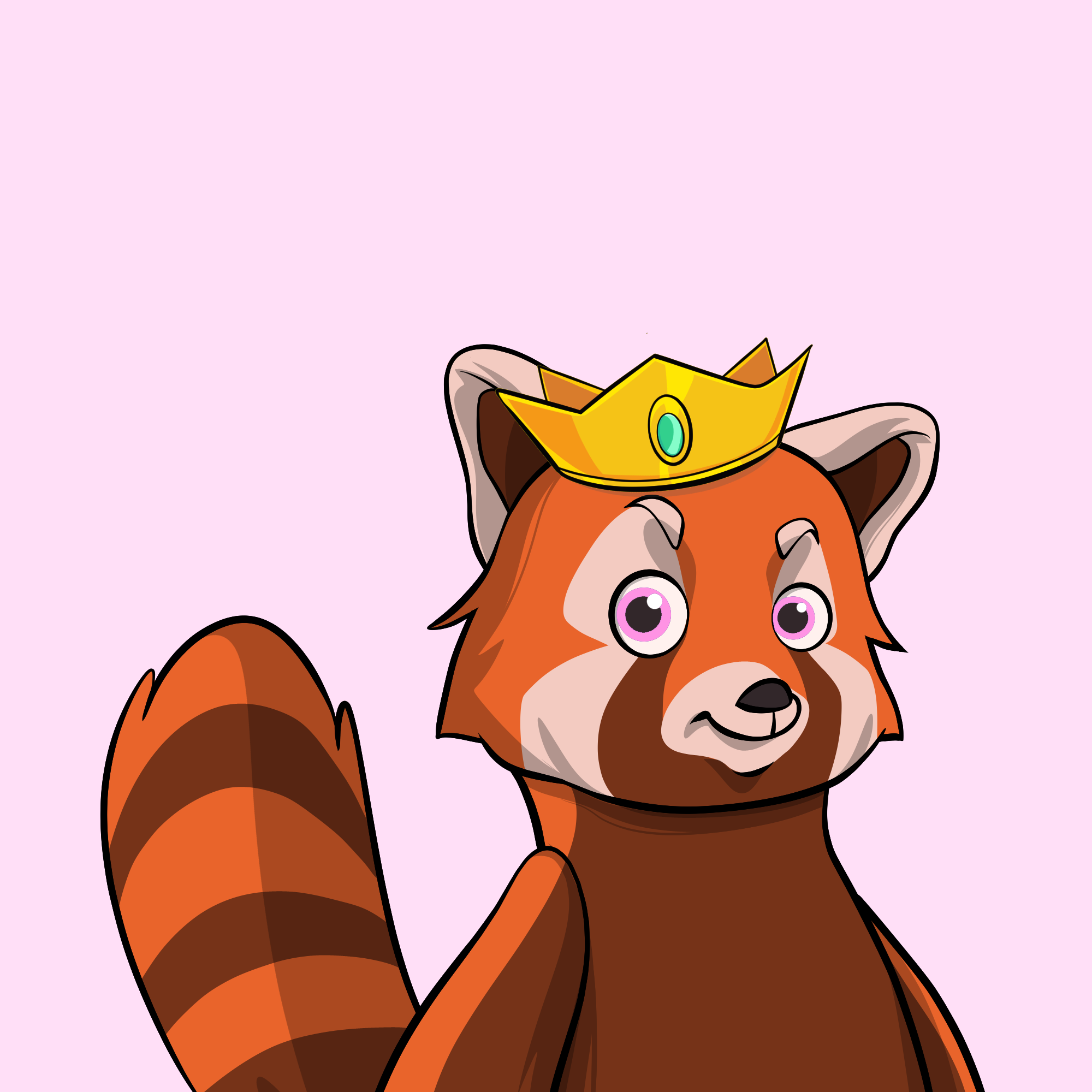 Red Panda Crew Member #007 NFT on Algorand