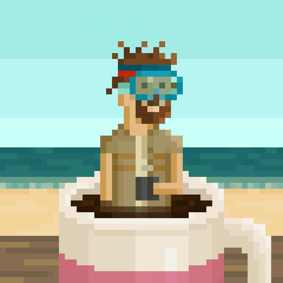 CoffeeBits Bather #1414 NFT on Algorand
