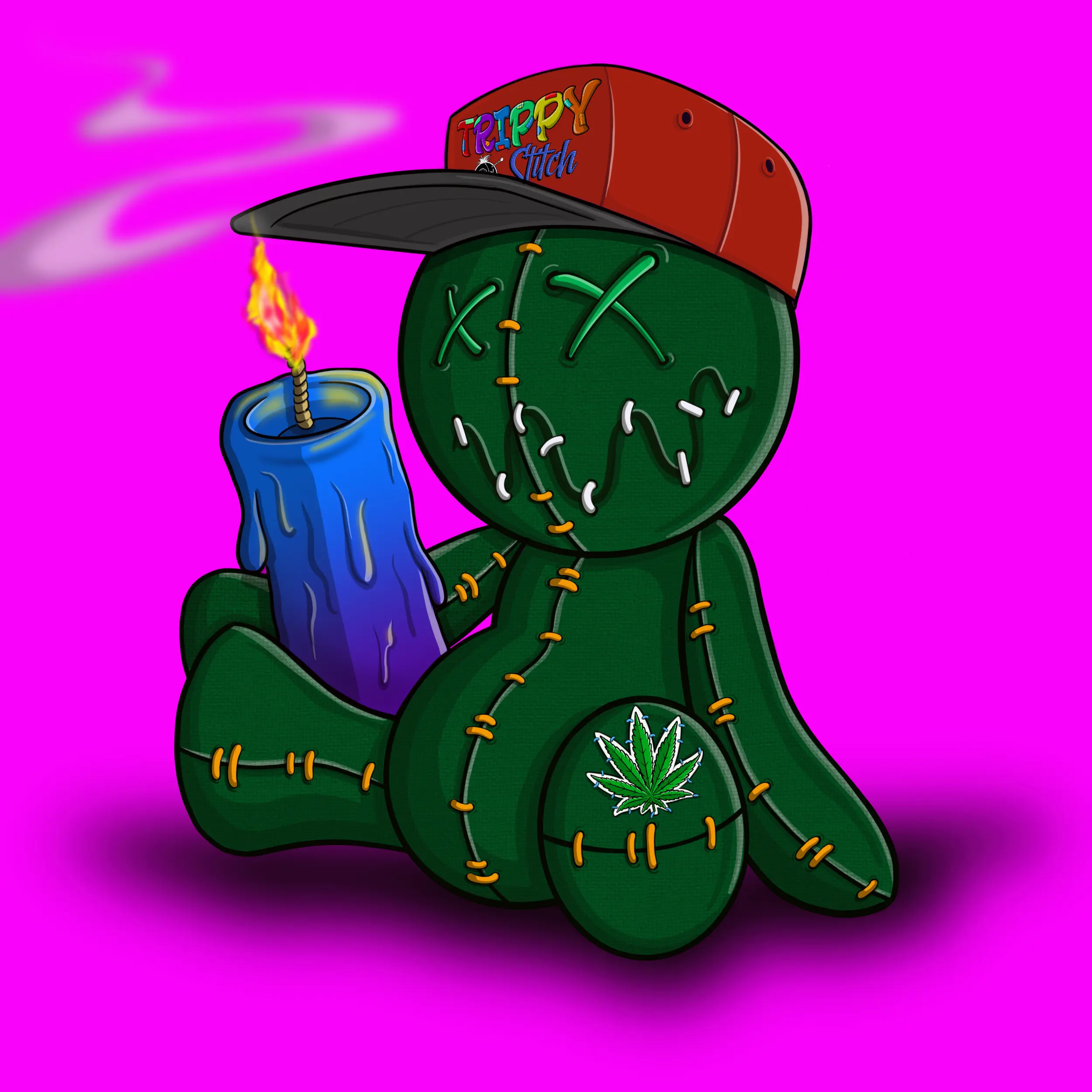 Trippy Stitch #382 NFT on Algorand