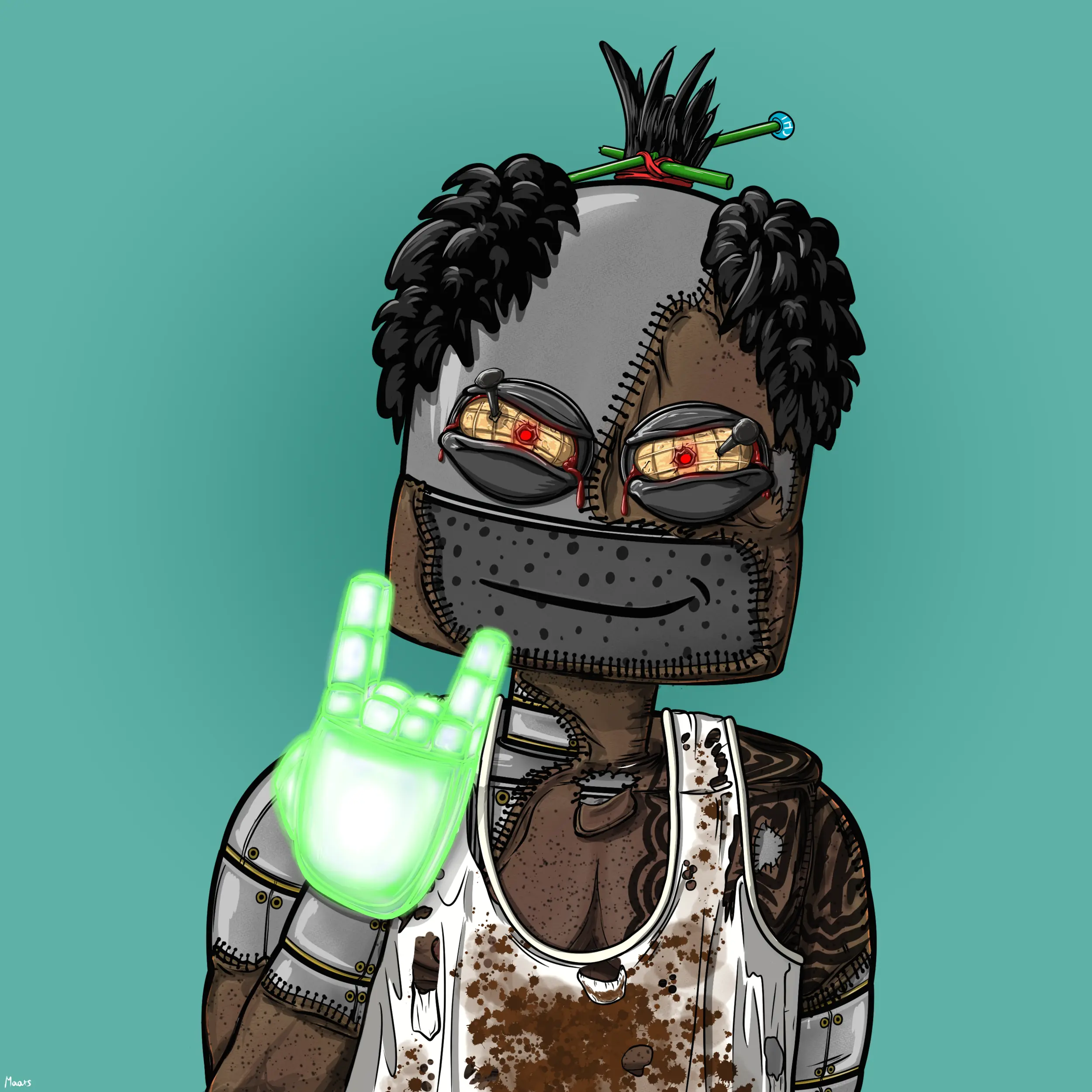 Mental Marvin #837 NFT on Algorand