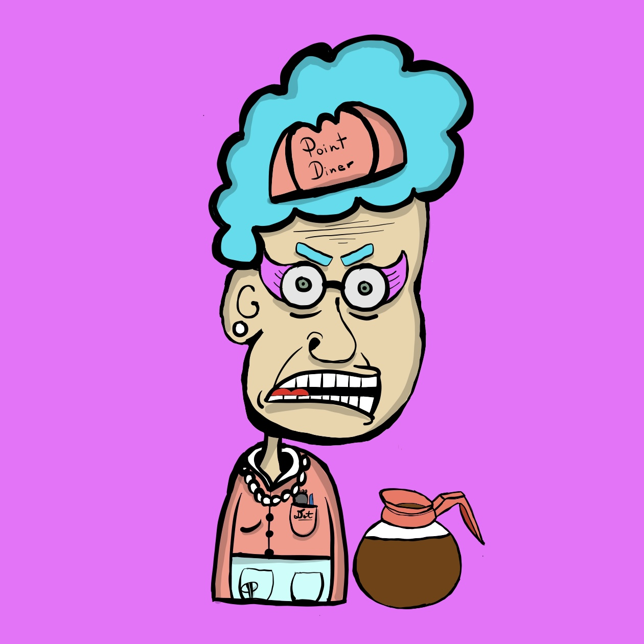 Diner Waitress Dottie NFT on Algorand
