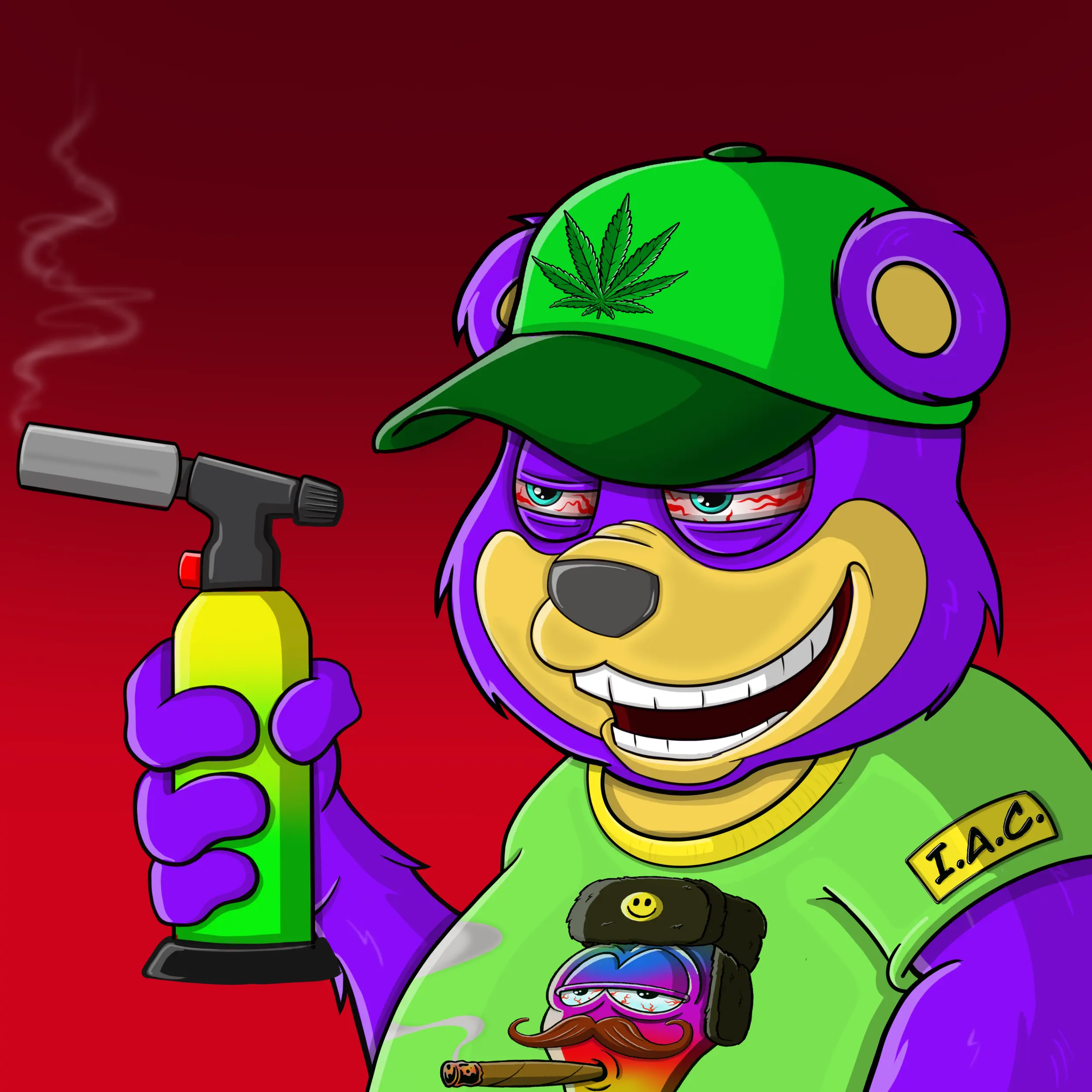 Burnin Bears #1735 NFT on Algorand