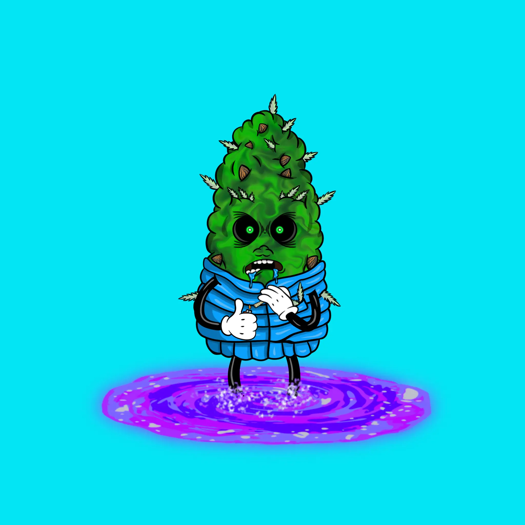 Blazing Budz #94 NFT on Algorand