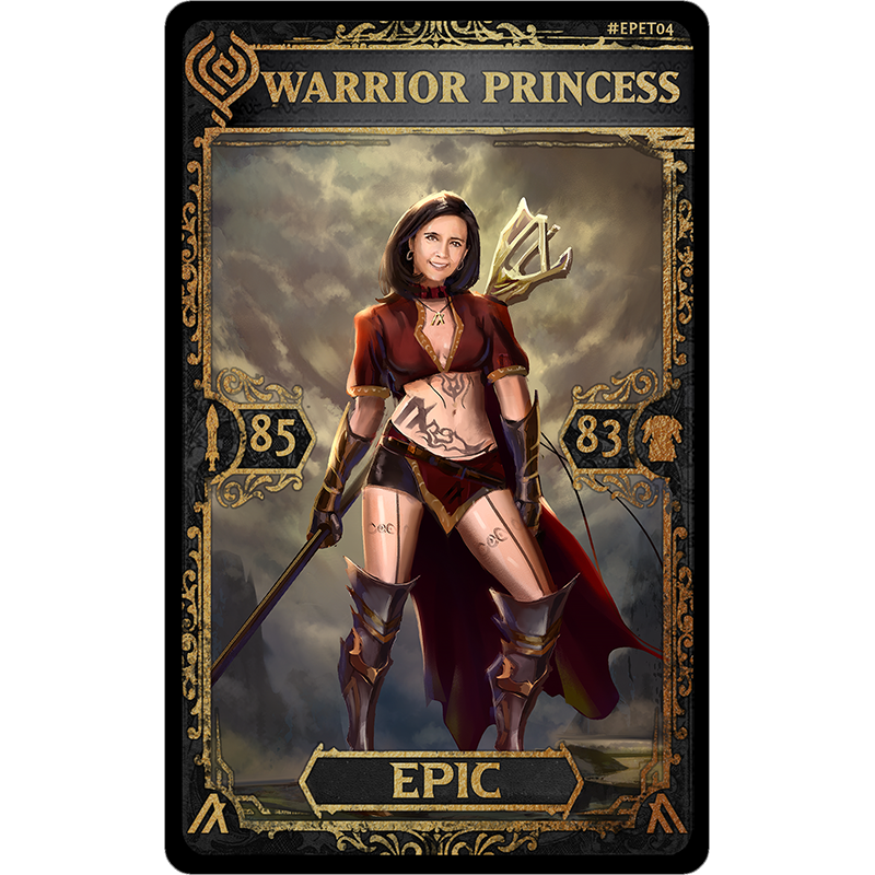 WARRIOR PRINCESS - Unique NFT on Algorand