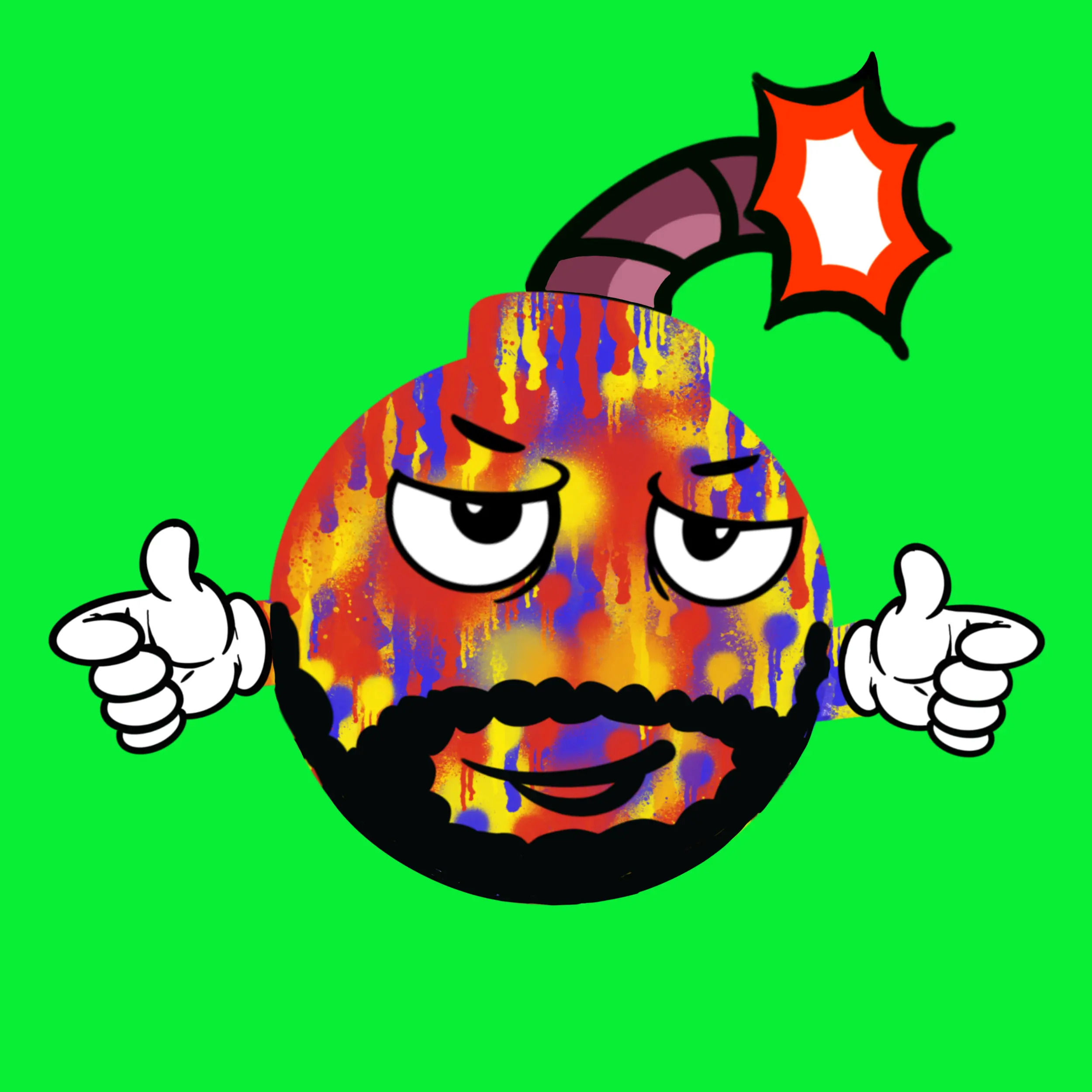 Crypto Bomber Krew #1908 NFT on Algorand