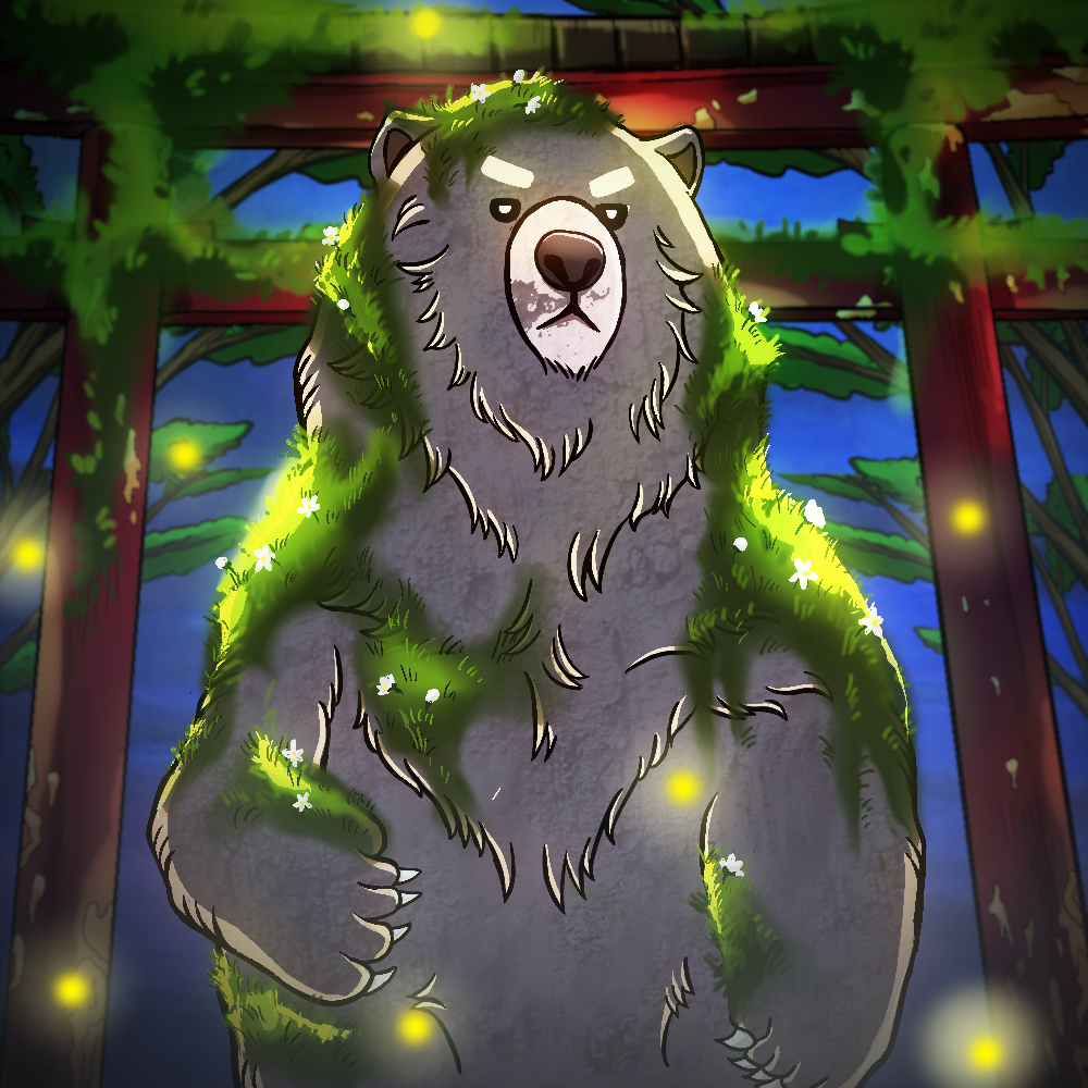 (#054) Beary the Shrine Statue NFT on Algorand