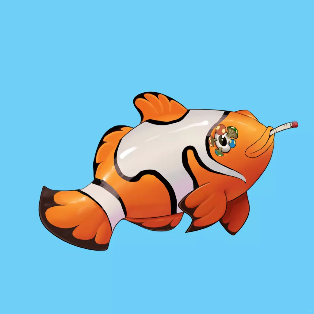 Clown Fish #343 NFT on Algorand