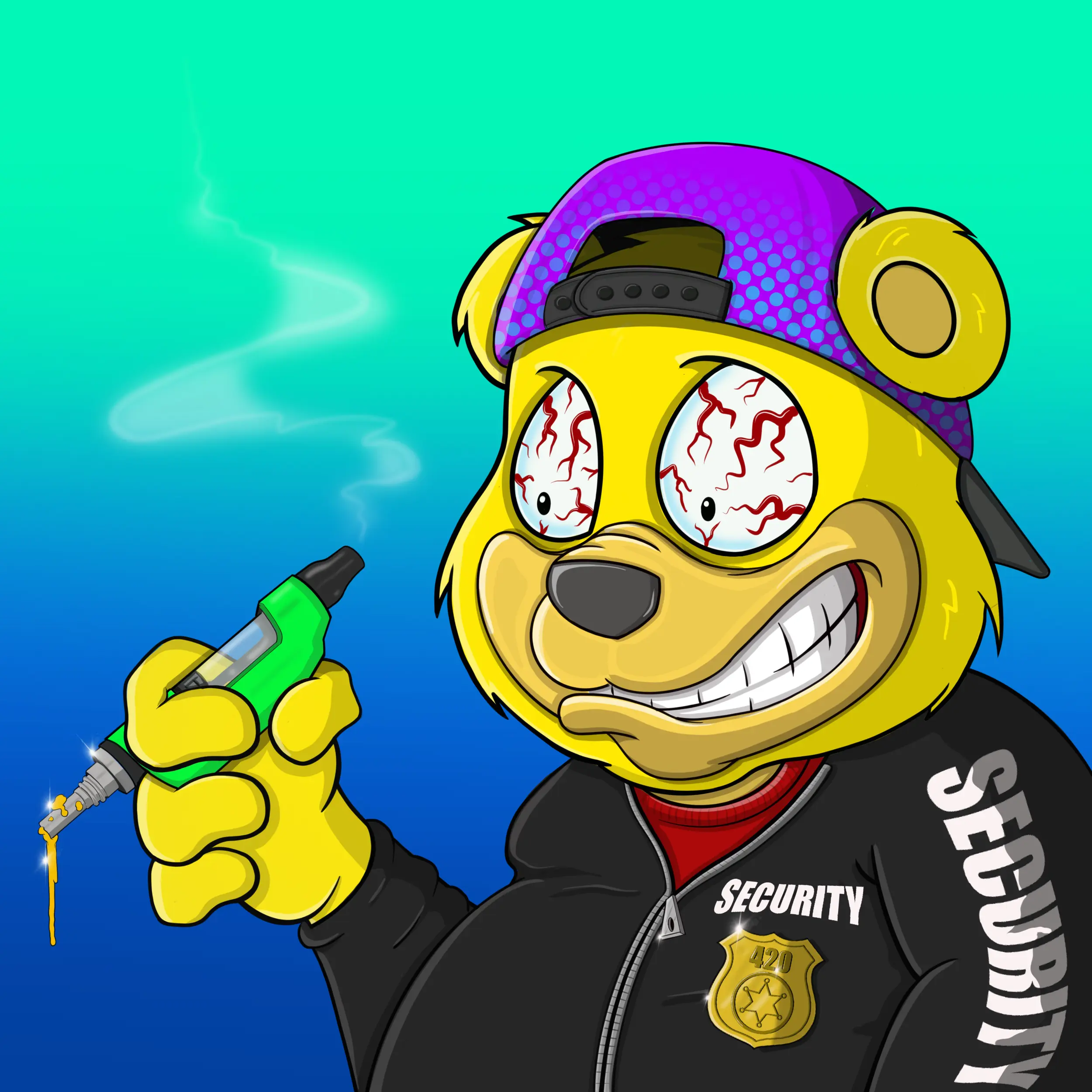 Burnin Bears #1933 NFT on Algorand