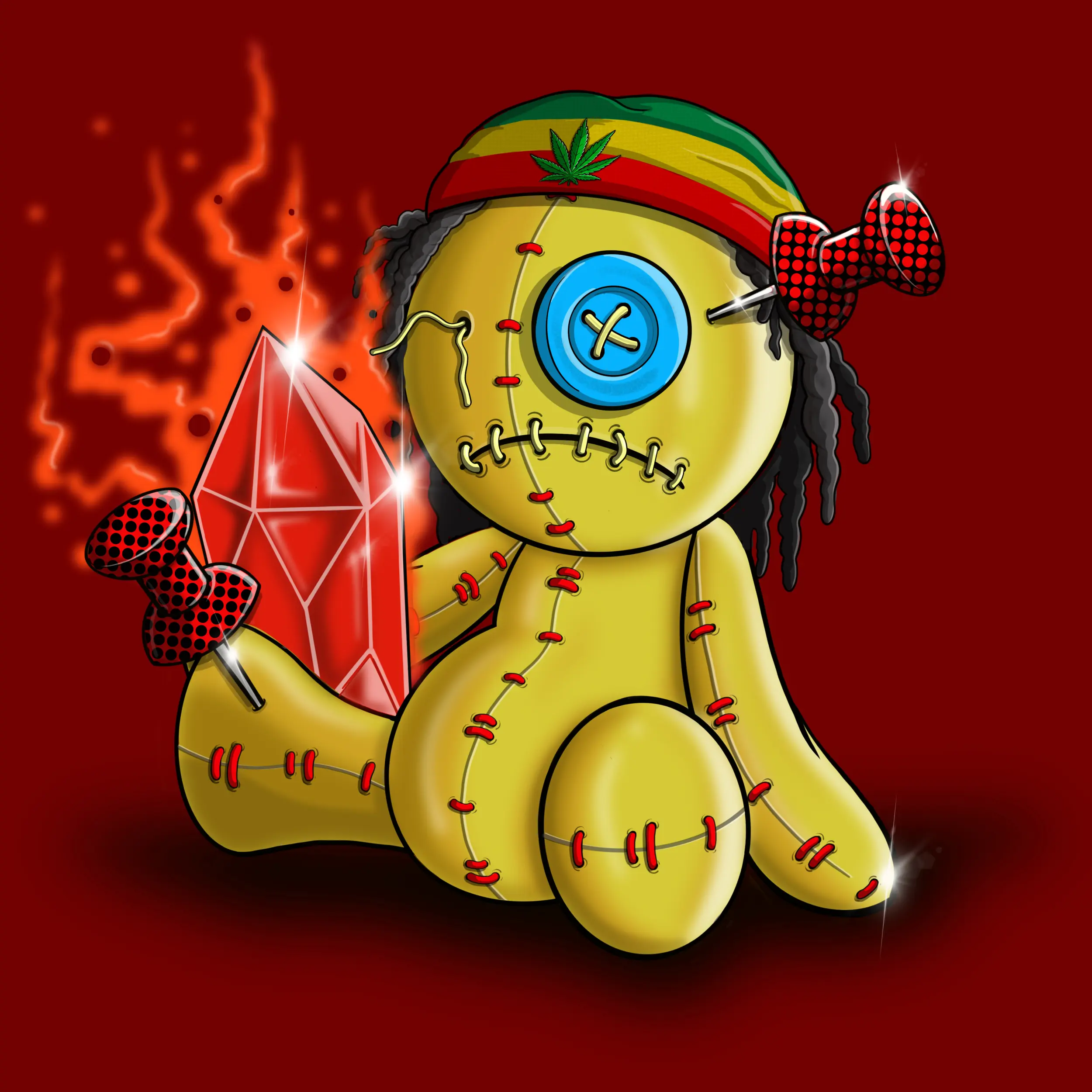 Trippy Stitch #409 NFT on Algorand