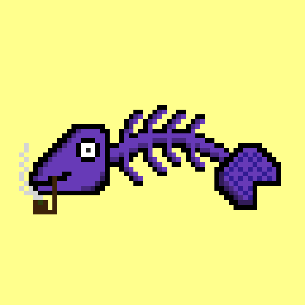 8-Bit BoneFish #613 NFT on Algorand
