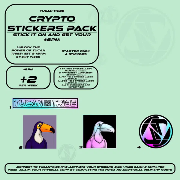 An image of Tucan Tribe Crypto Stickers #419