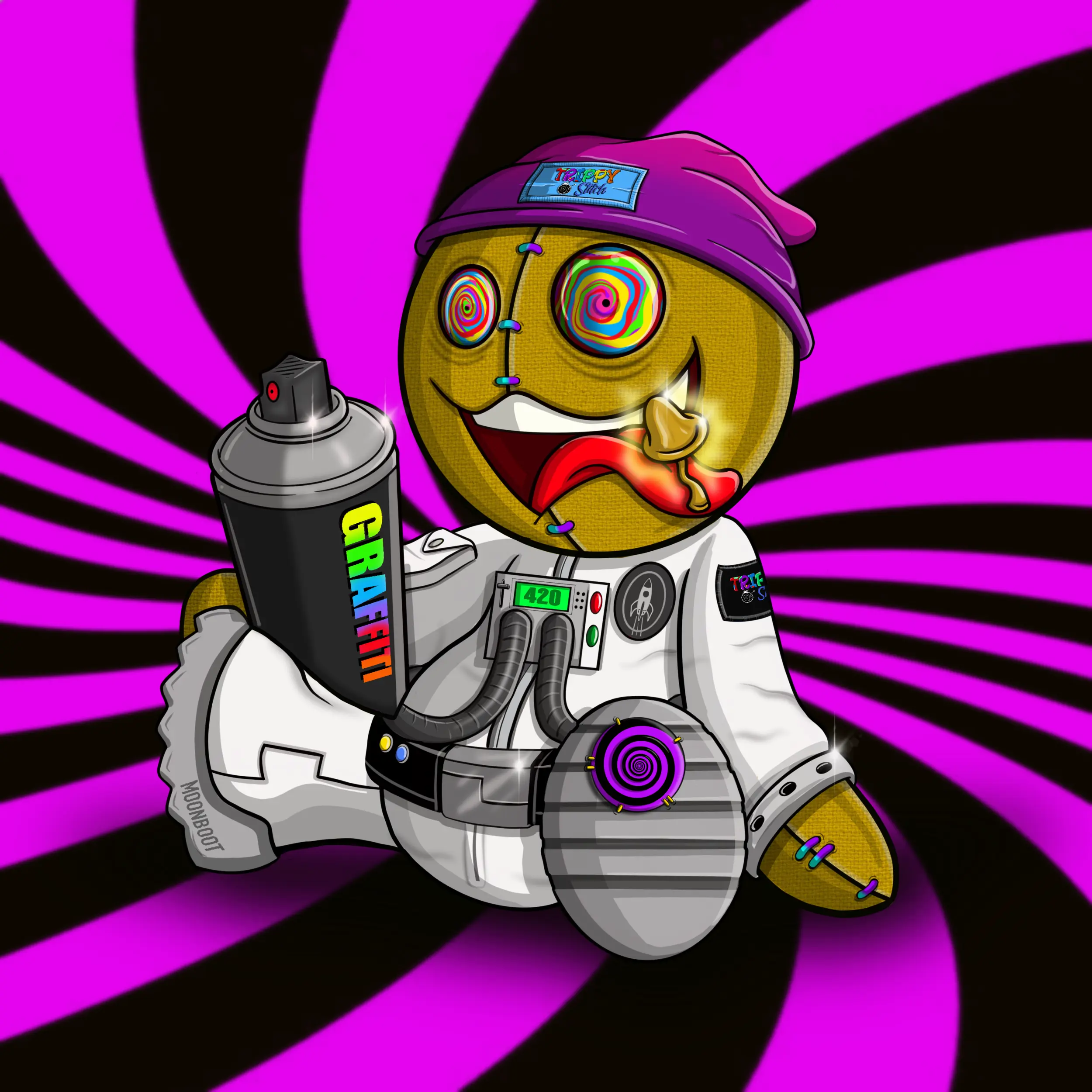 Trippy Stitch #19 NFT on Algorand