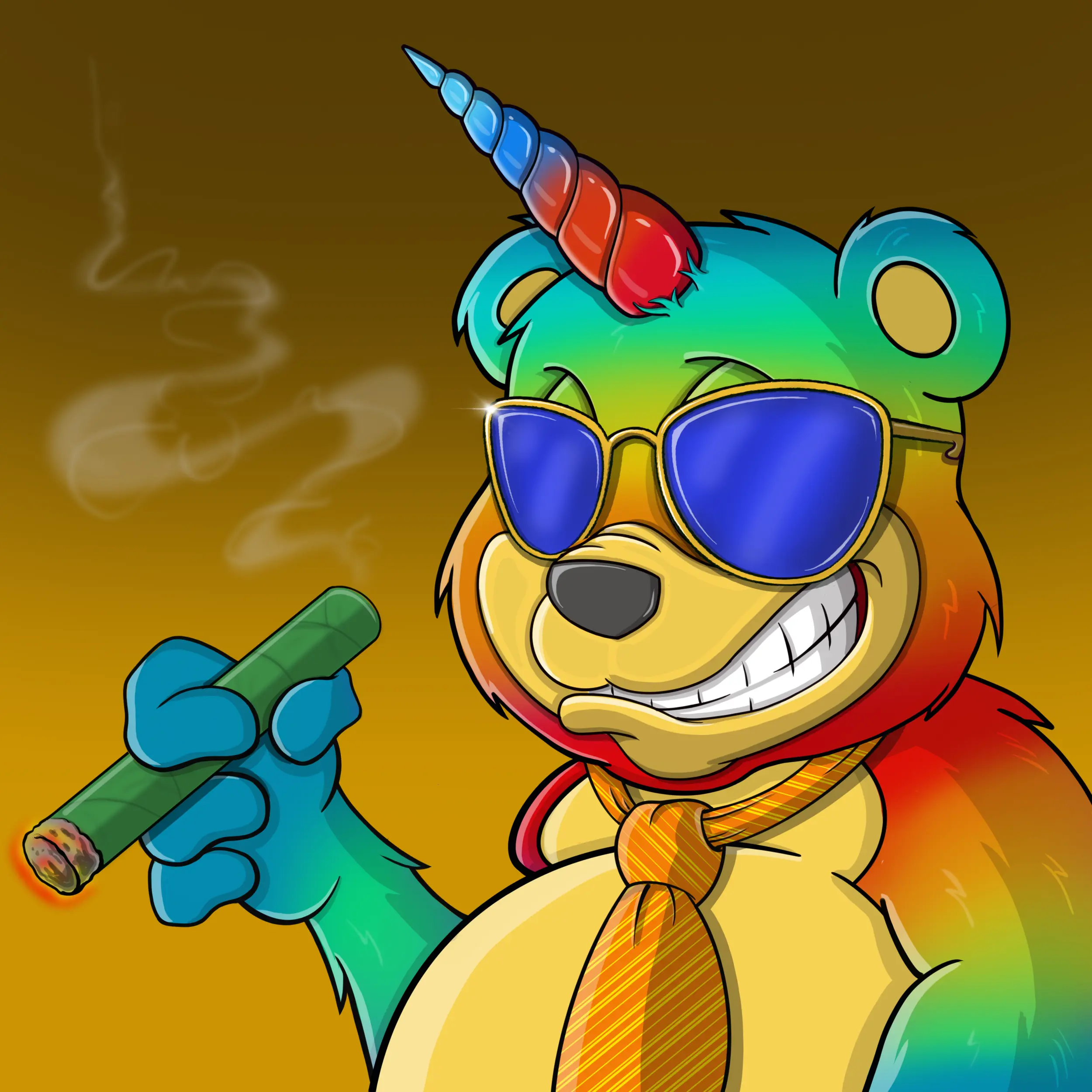 Burnin Bears #1376 NFT on Algorand