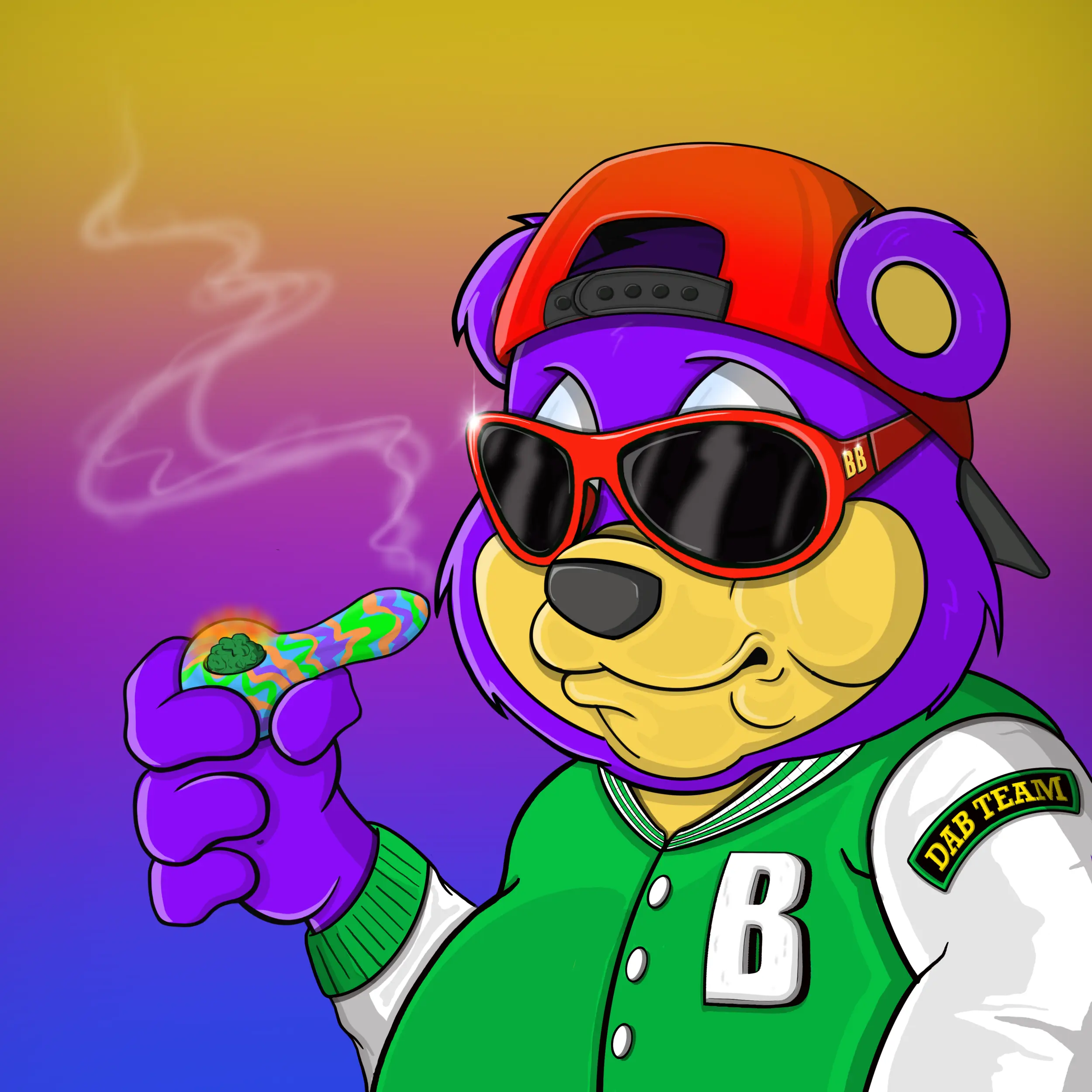 Burnin Bears #1288 NFT on Algorand