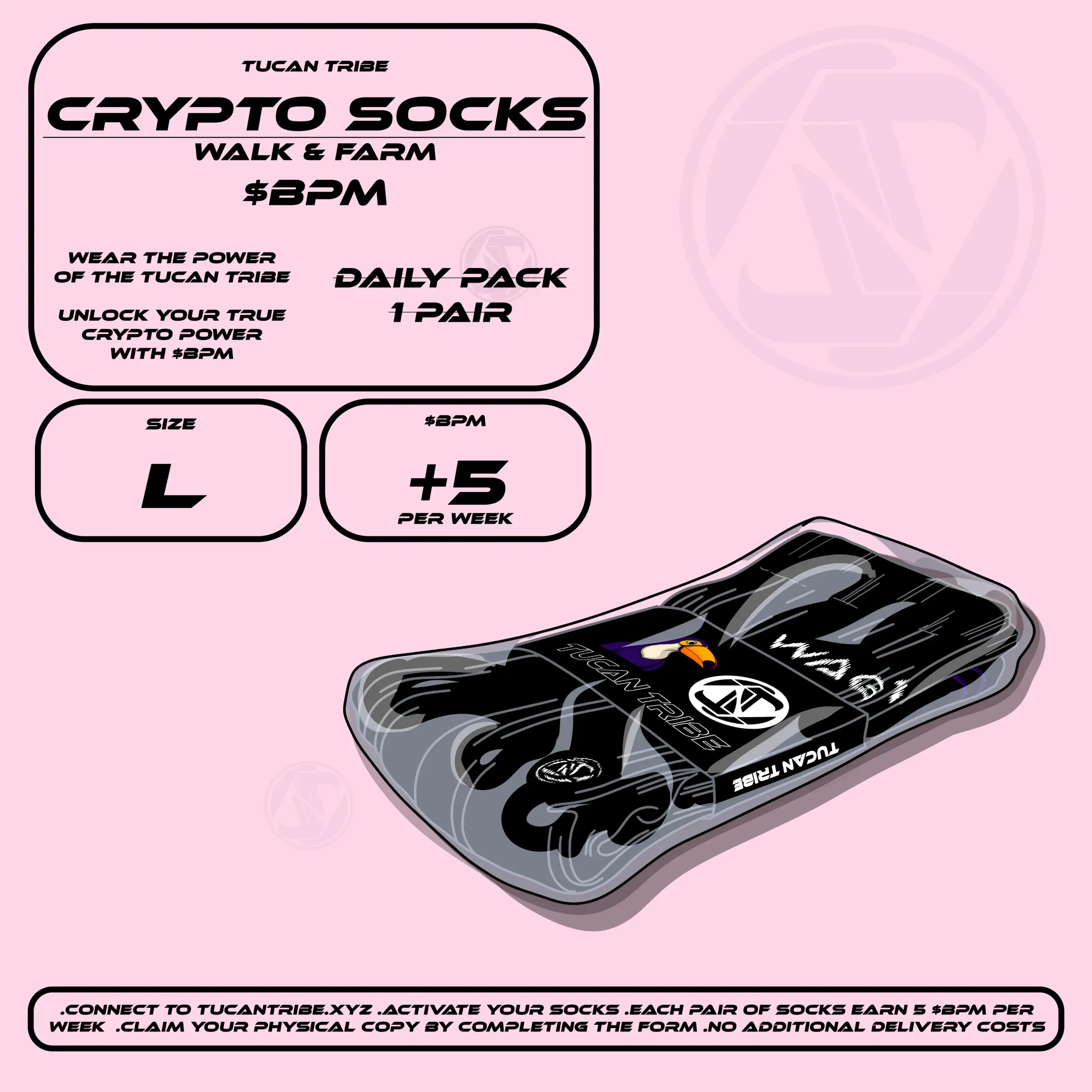 Tucan Tribe Crypto Socks #248 NFT on Algorand