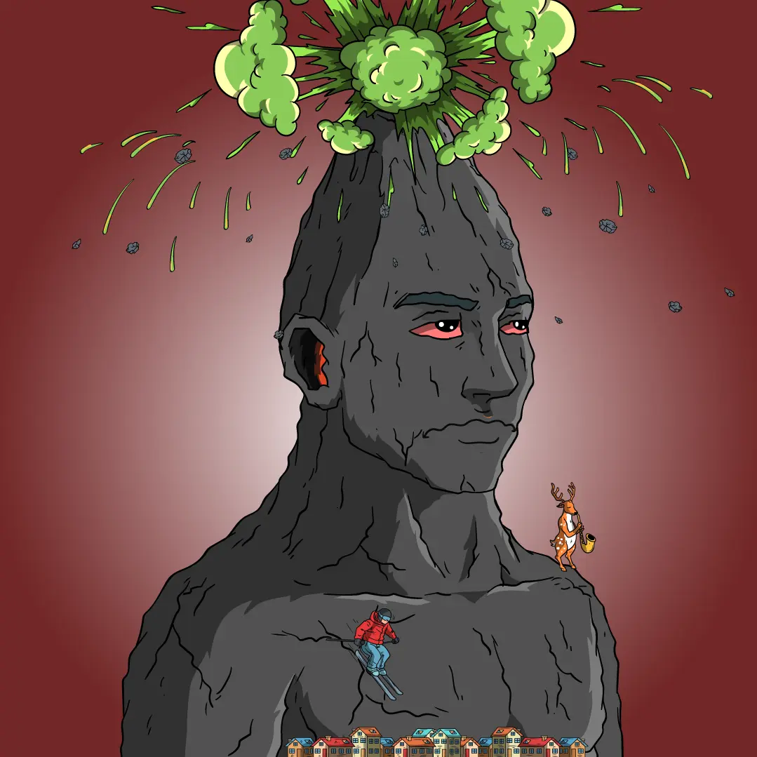 Volcano Boyz #1408 NFT on Algorand