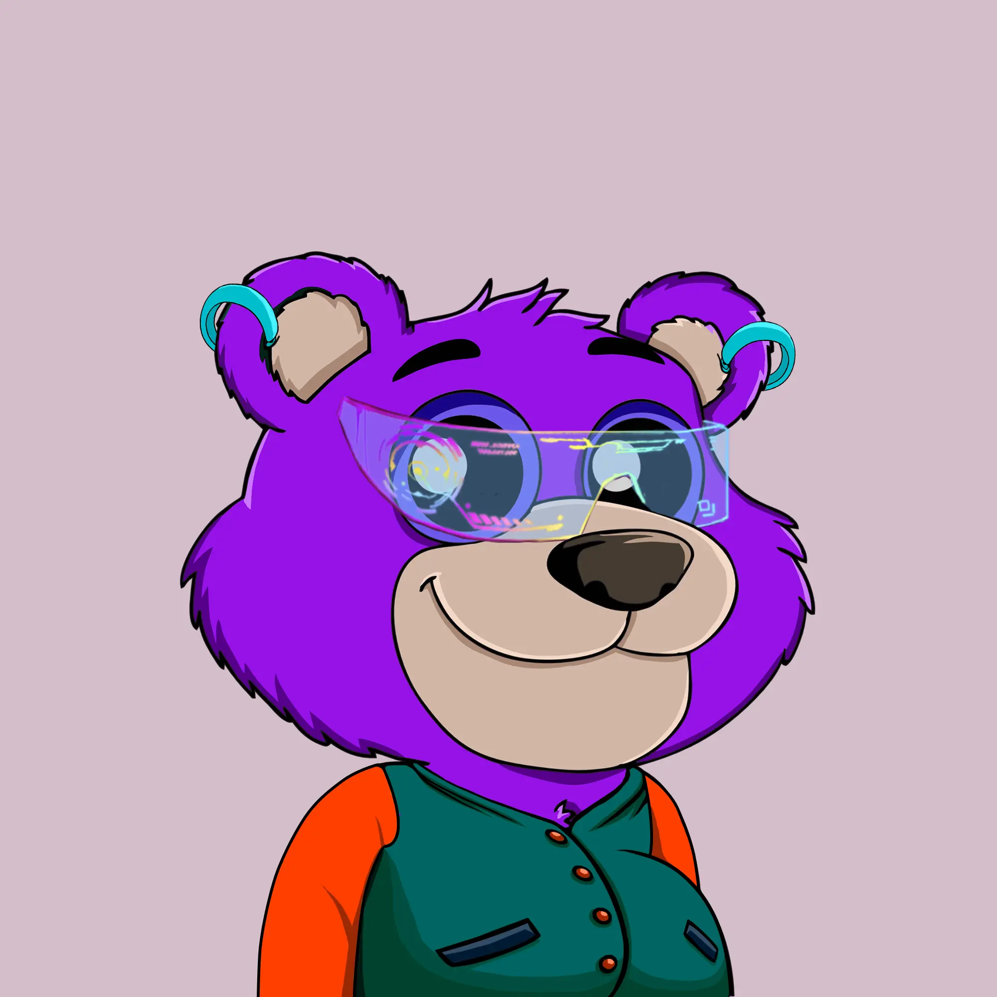 Gluttonous Bears #289 NFT on Algorand