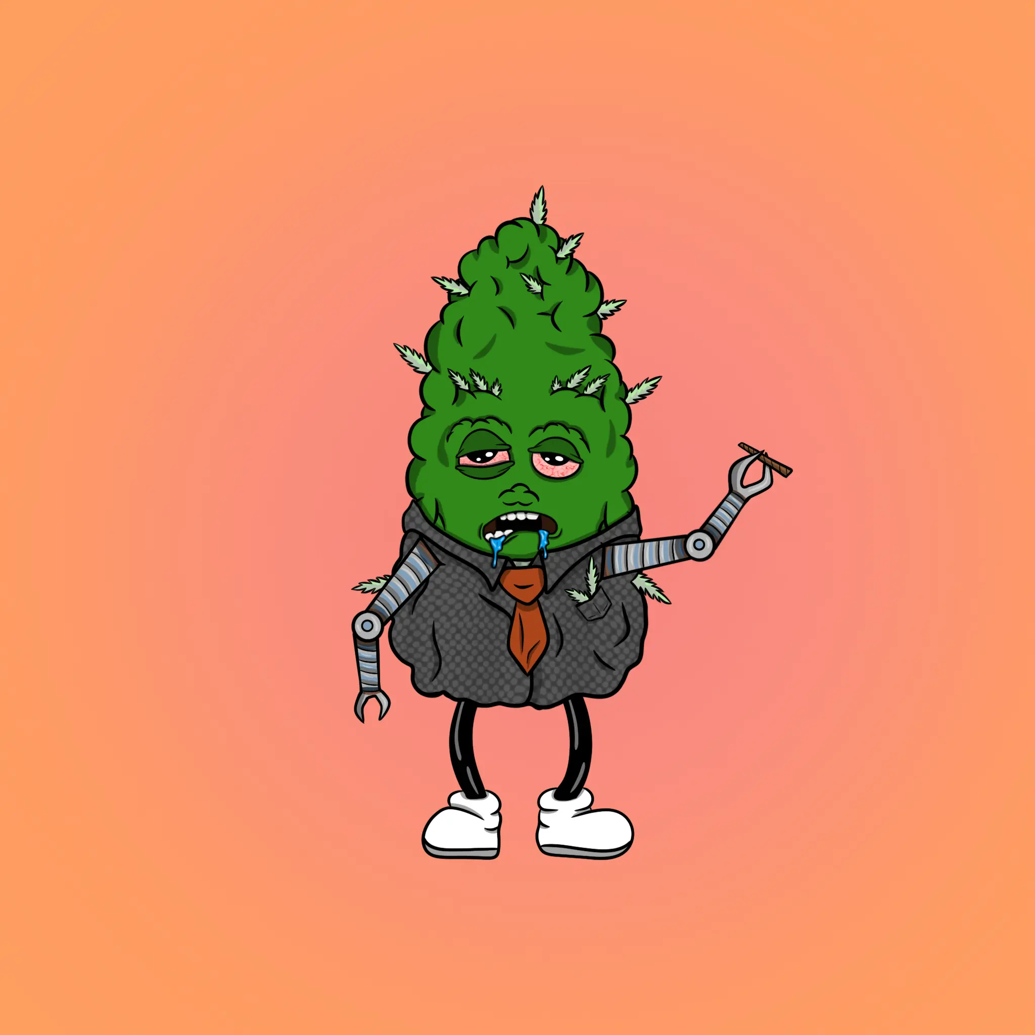 Blazing Budz #918 NFT on Algorand