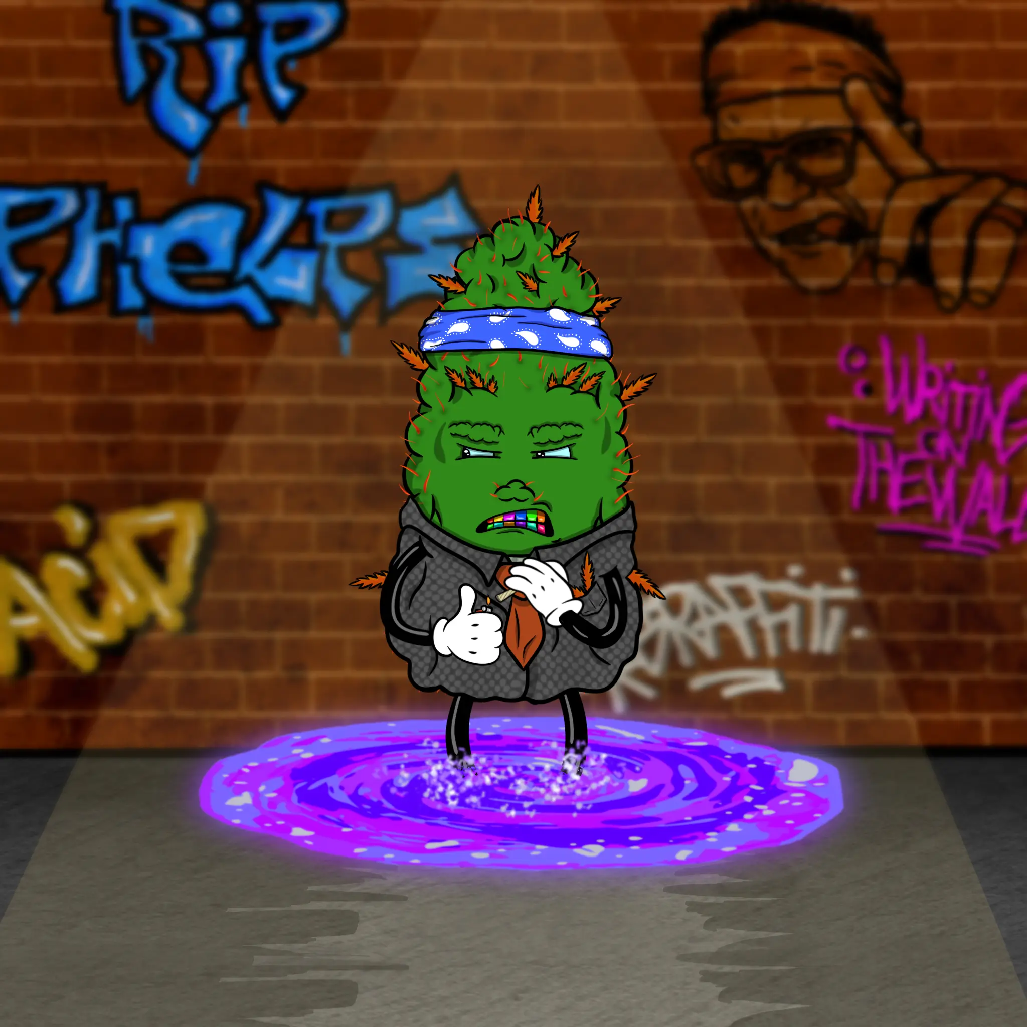 Blazing Budz #258 NFT on Algorand