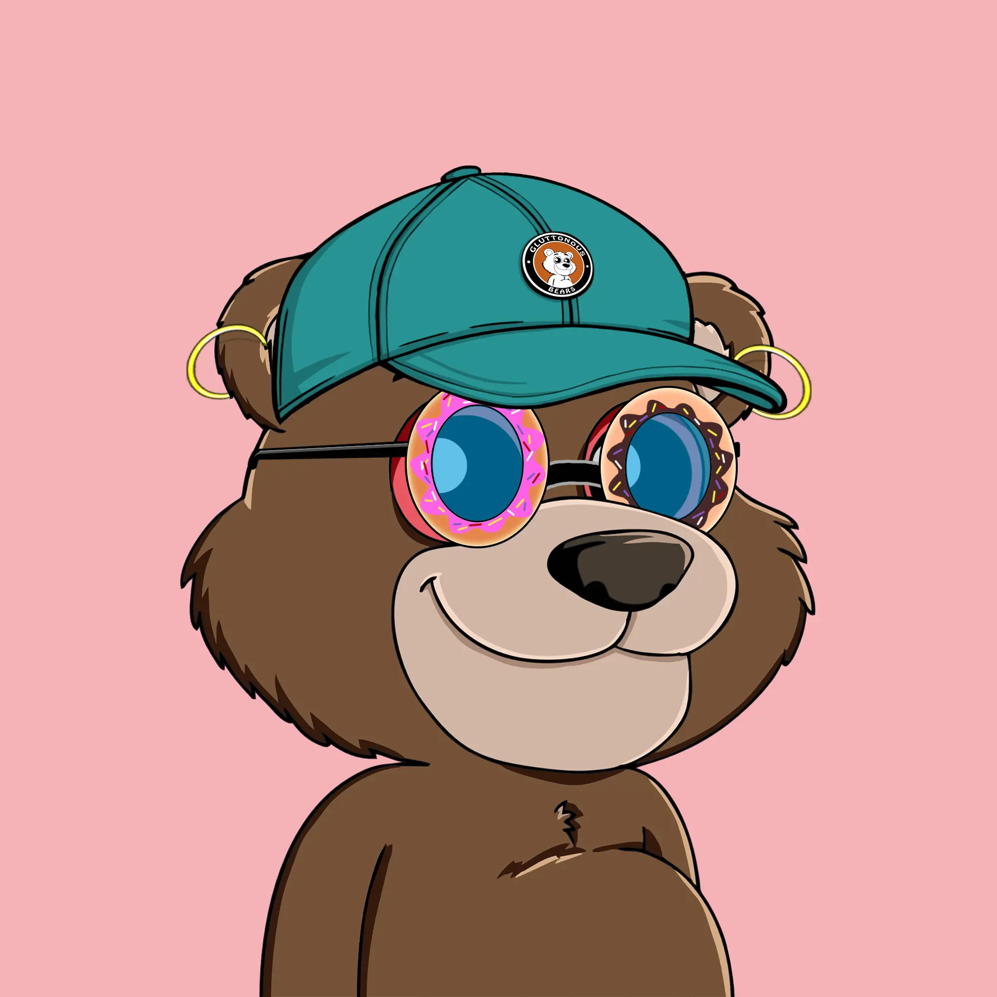 Gluttonous Bears #220 NFT on Algorand