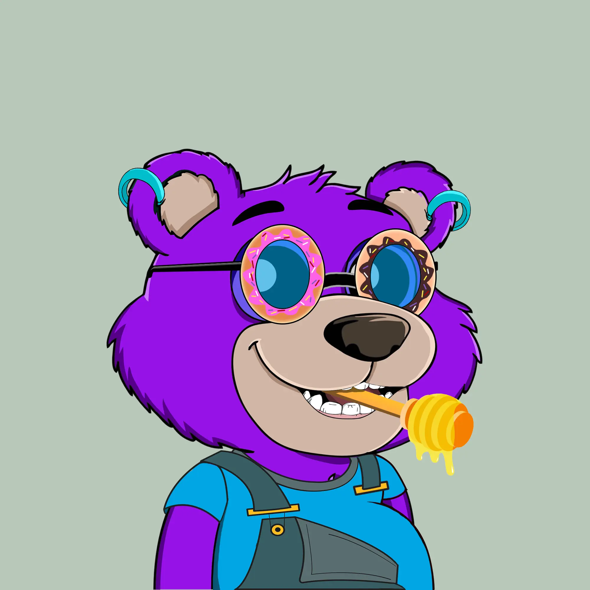 Gluttonous Bears #304 NFT on Algorand