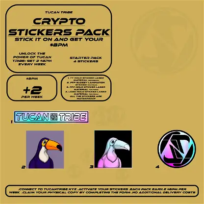 Tucan Tribe Crypto Stickers  #89