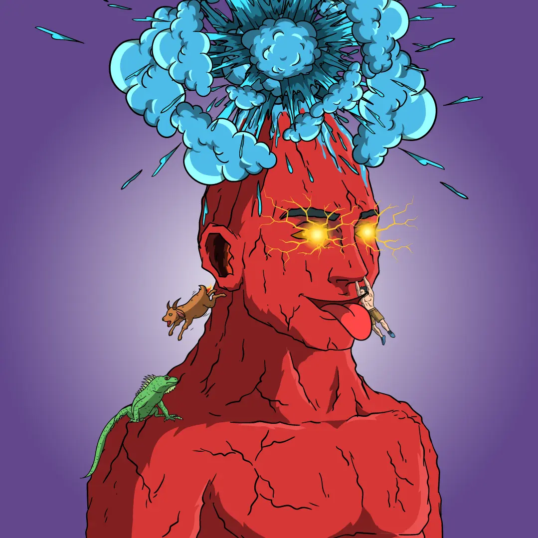 Volcano Boyz #1350 NFT on Algorand