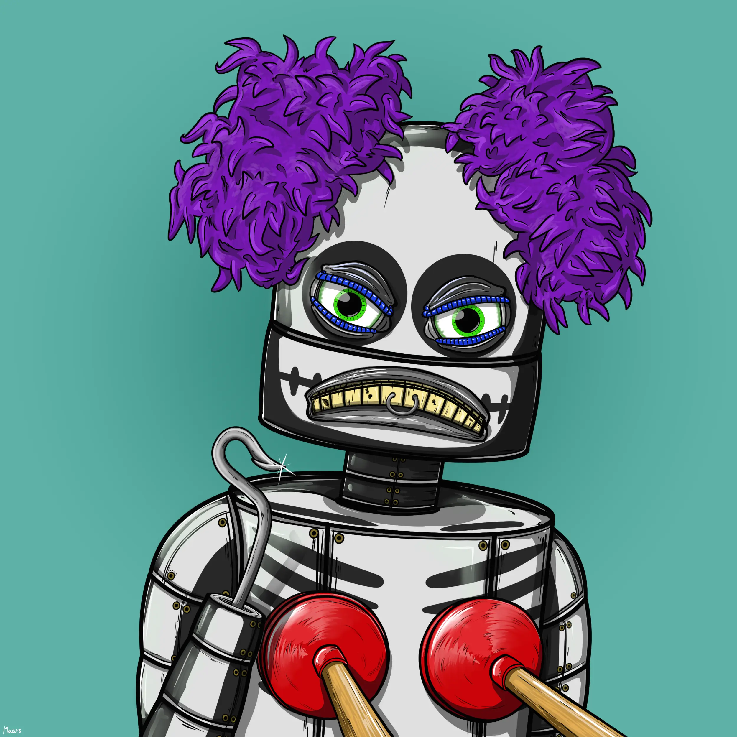 Mental Marvin #2480 NFT on Algorand