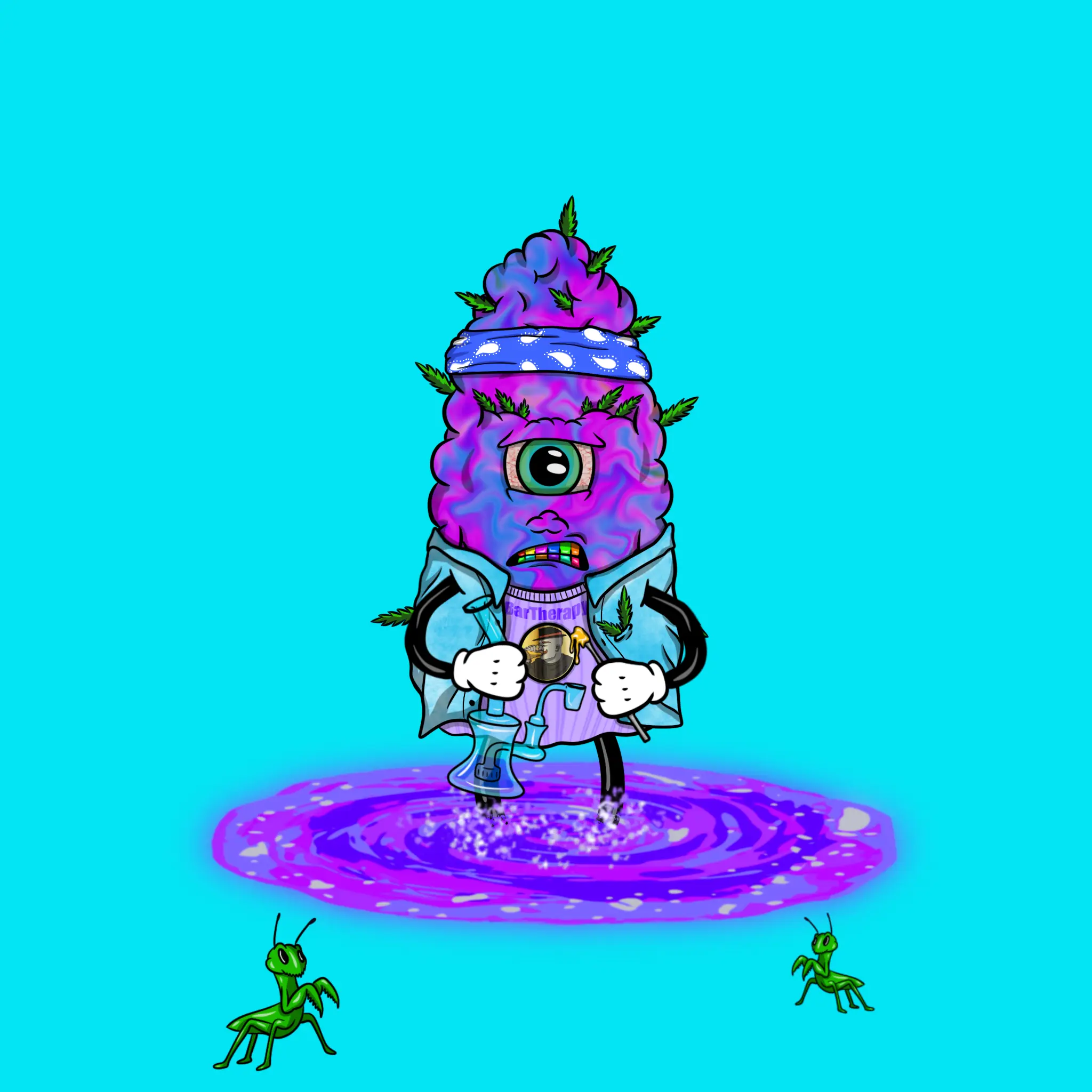 Blazing Budz #350 NFT on Algorand