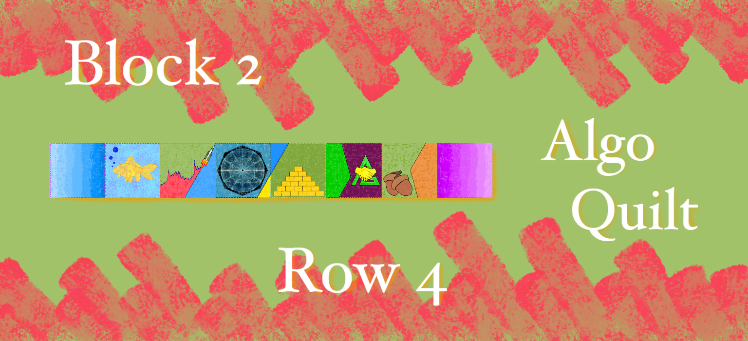 Quilt Block 2 Row 4 NFT on Algorand