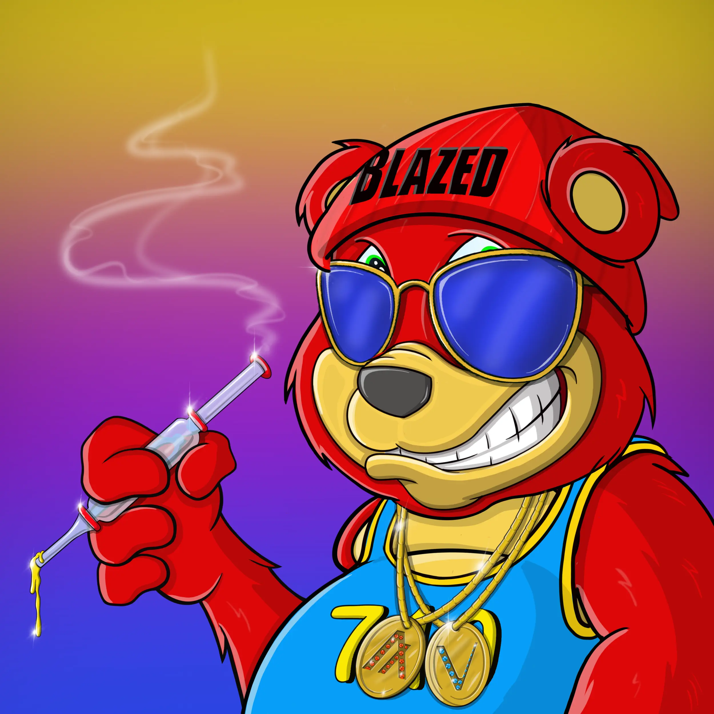 Burnin Bears #496 NFT on Algorand