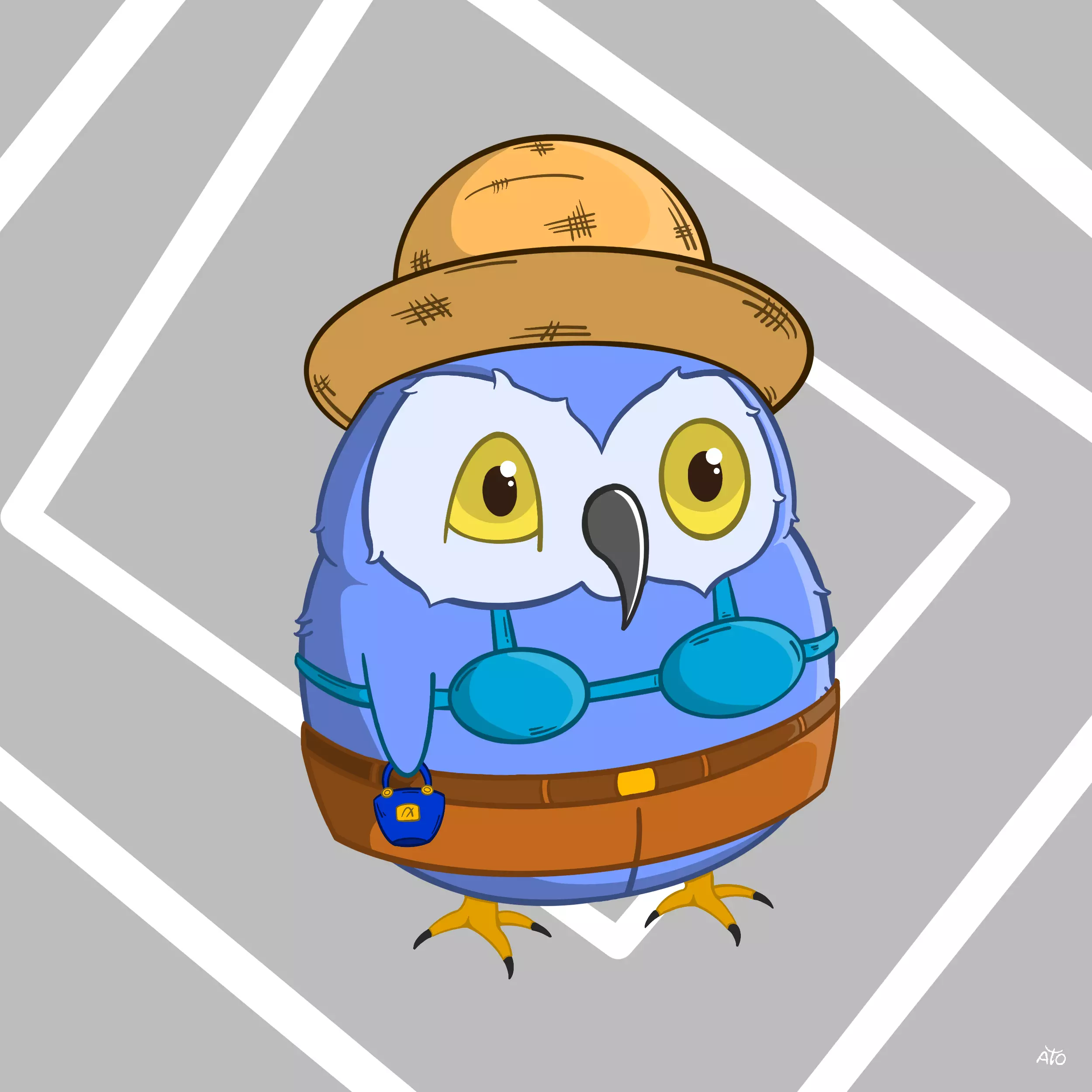Baby Hoot Group #4013 NFT on Algorand