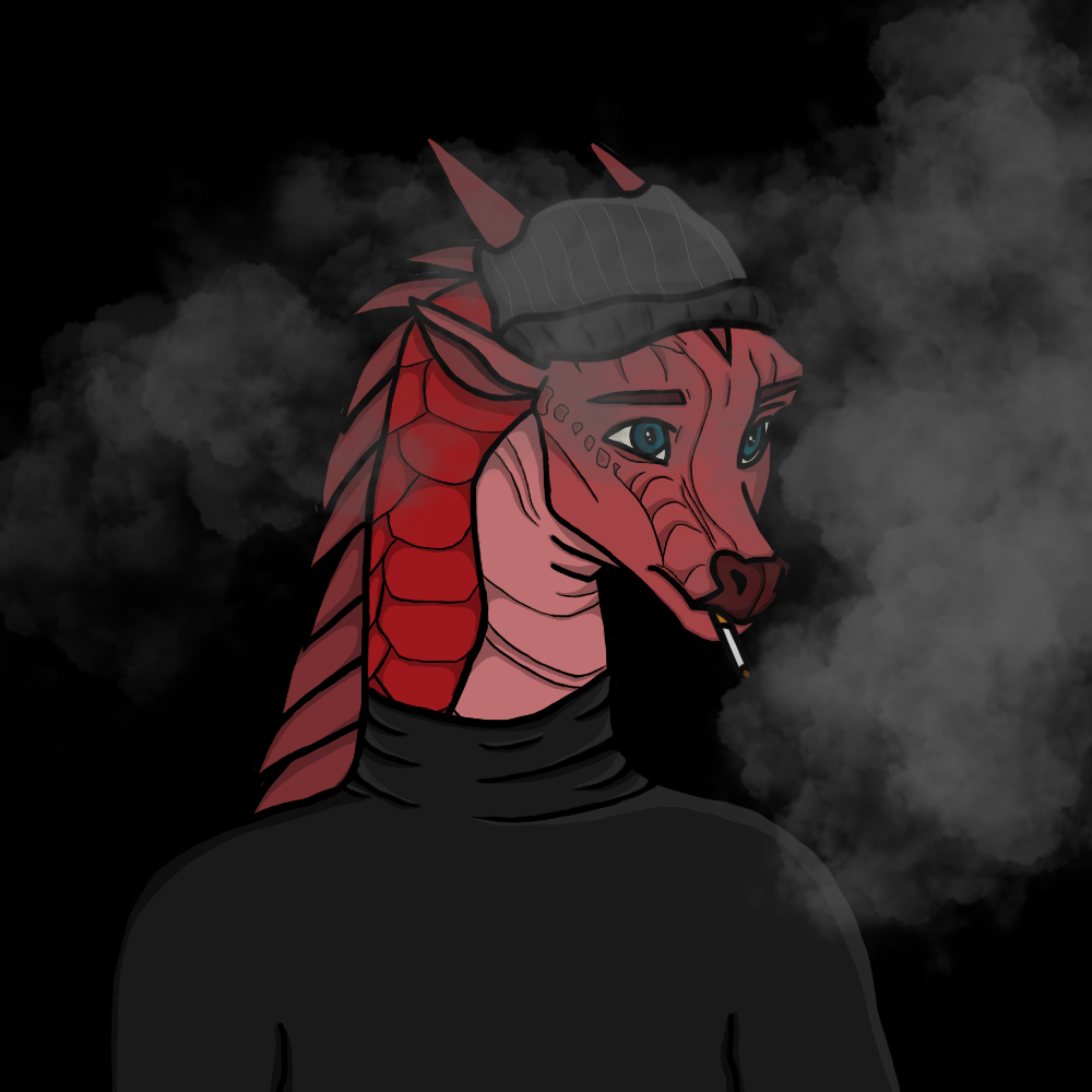 Rad Red Dragon #5 NFT on Algorand