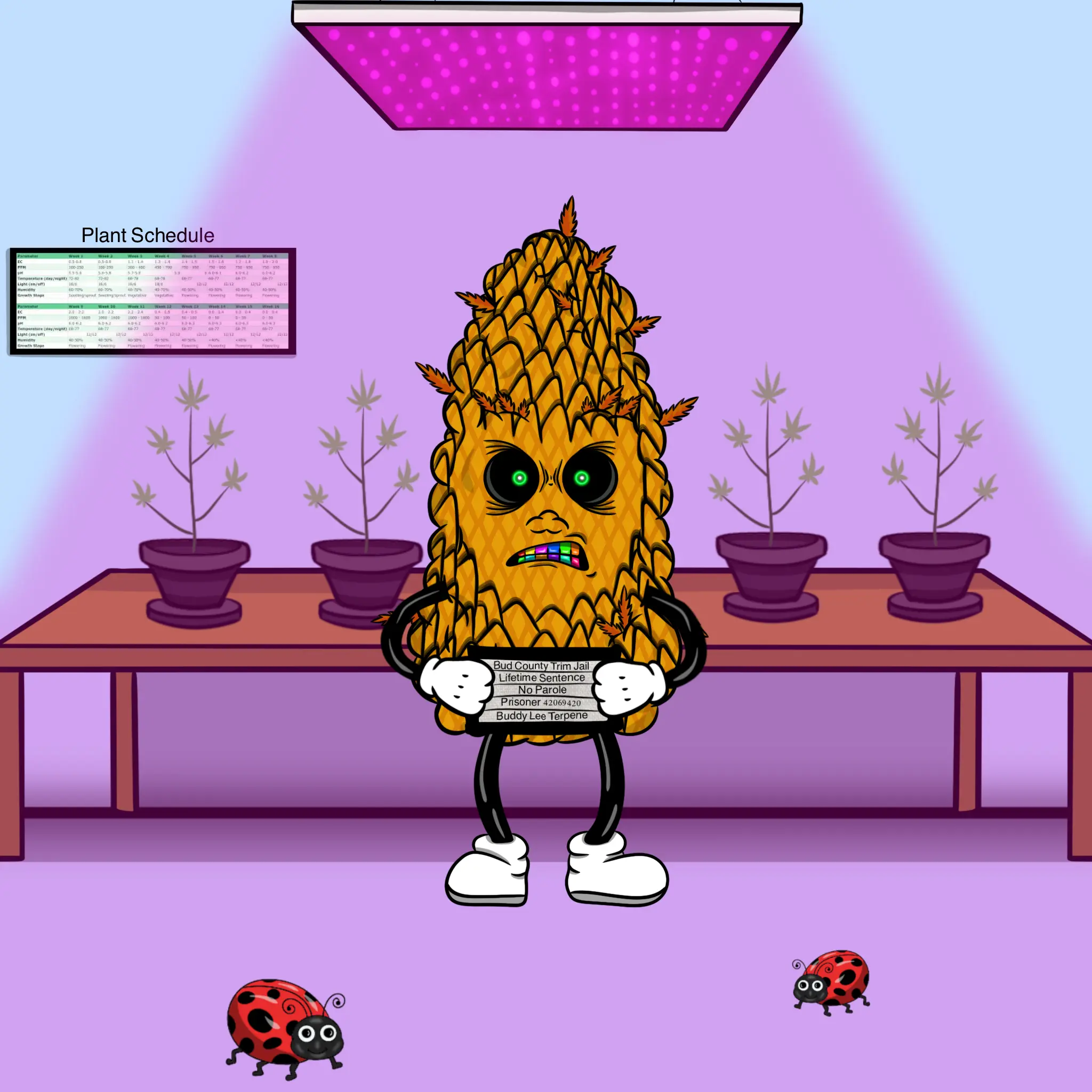 Blazing Budz #422 NFT on Algorand