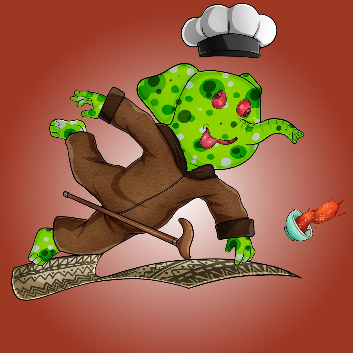 Rug Friends  #2167 NFT on Algorand