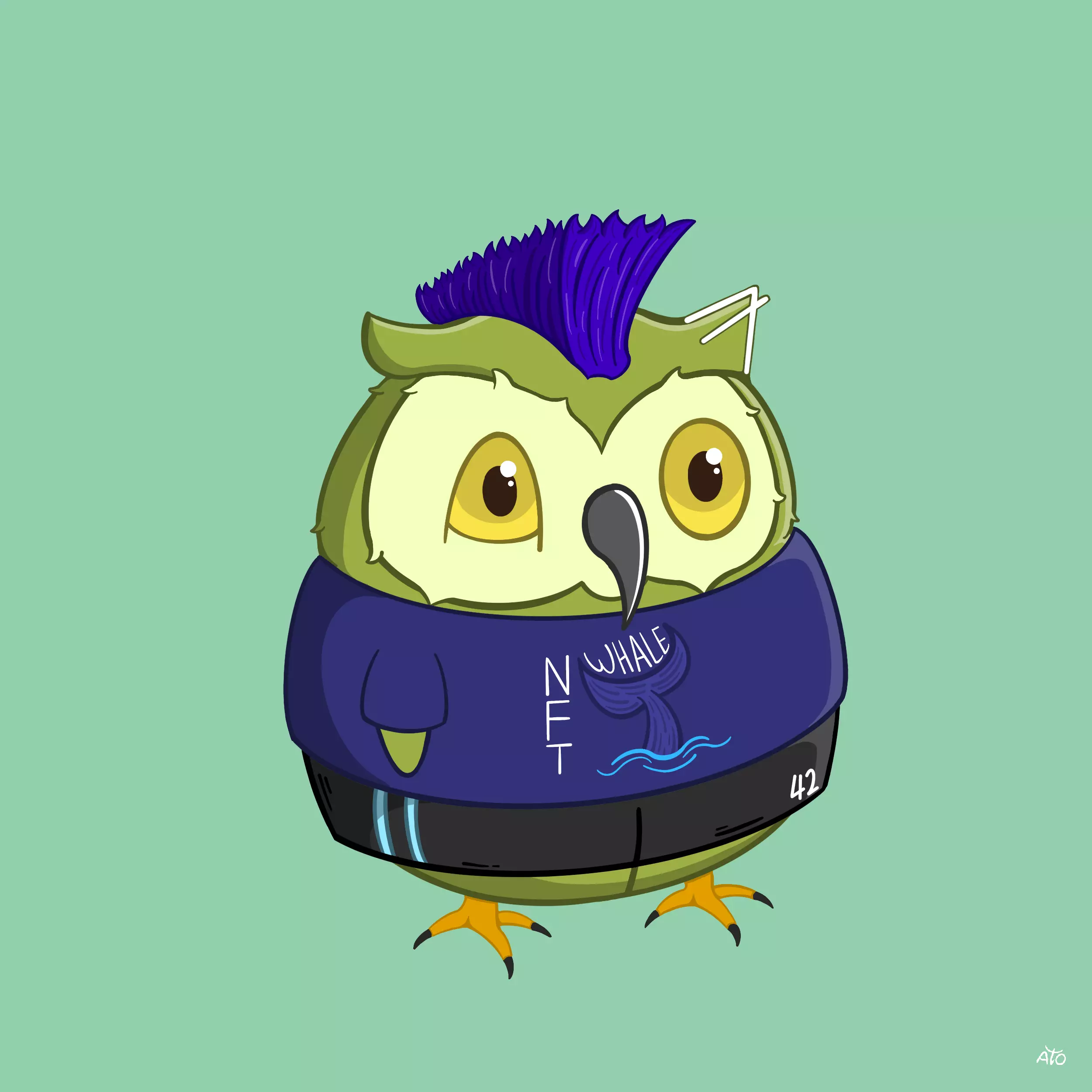 Baby Hoot Group #5391 NFT on Algorand