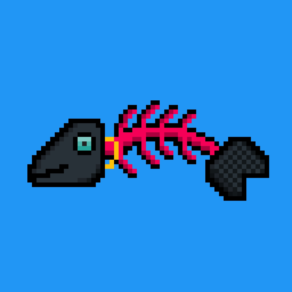 8-Bit BoneFish #489 NFT on Algorand