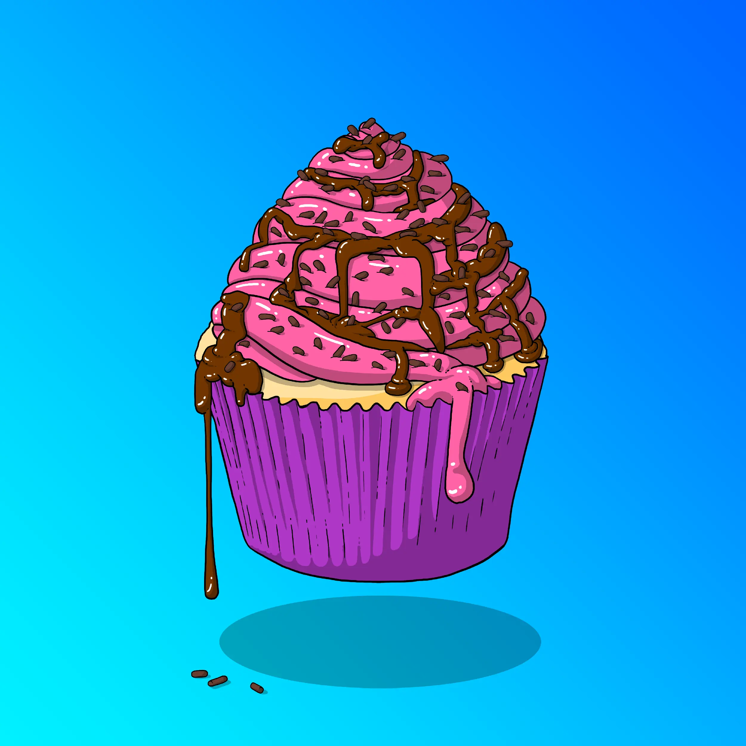 Cupcakes #55 NFT on Algorand