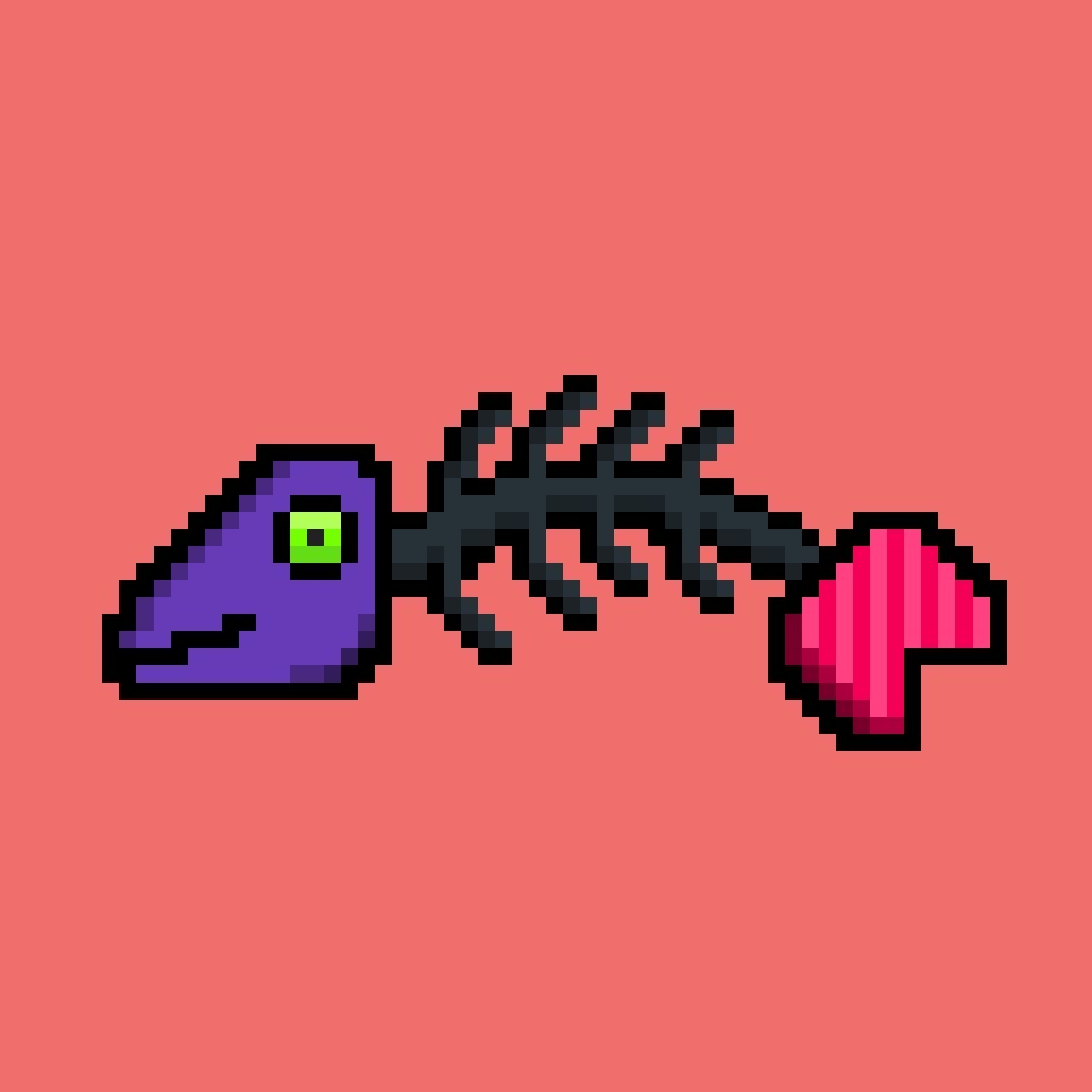 8-Bit BoneFish #287 NFT on Algorand