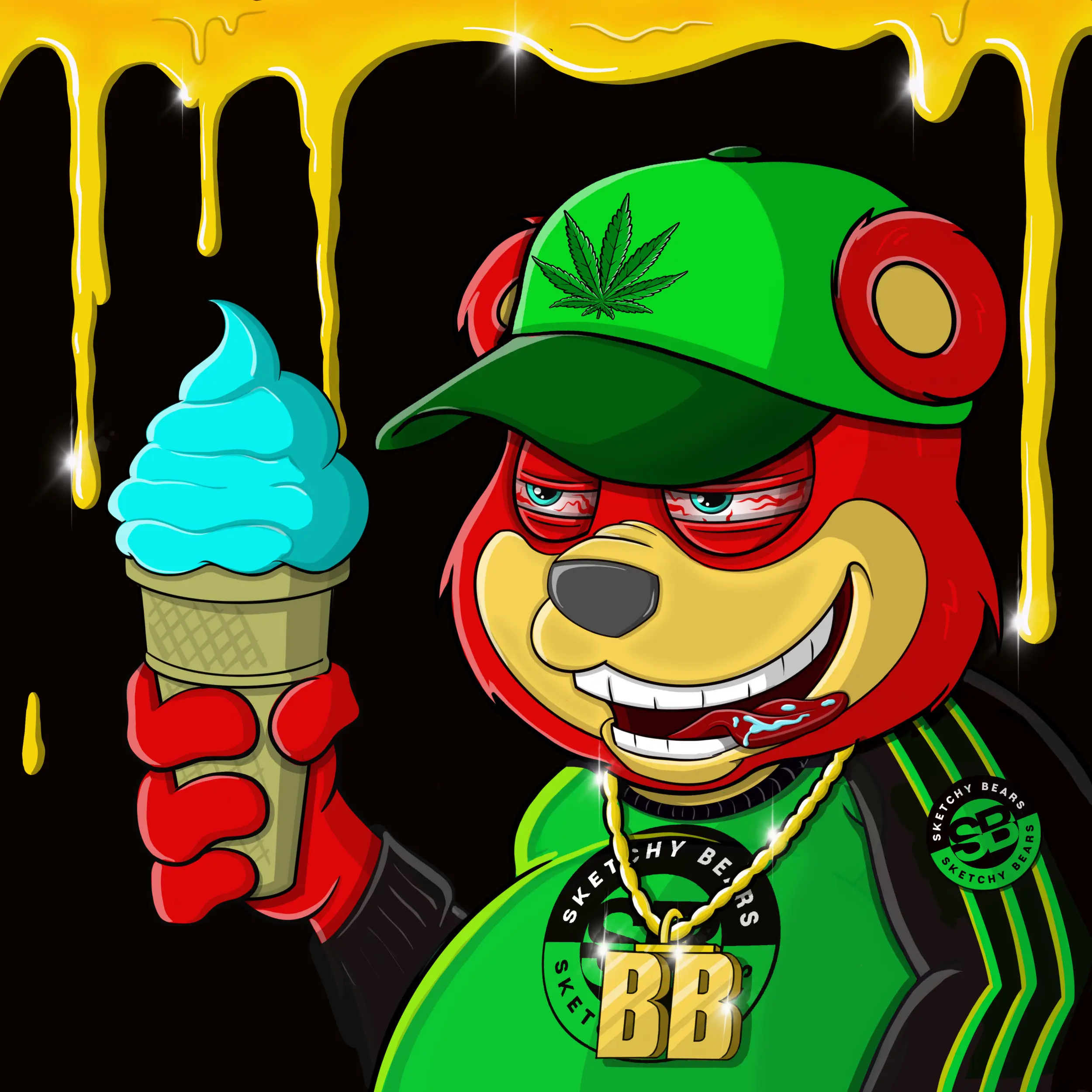 Burnin Bears #563 NFT on Algorand