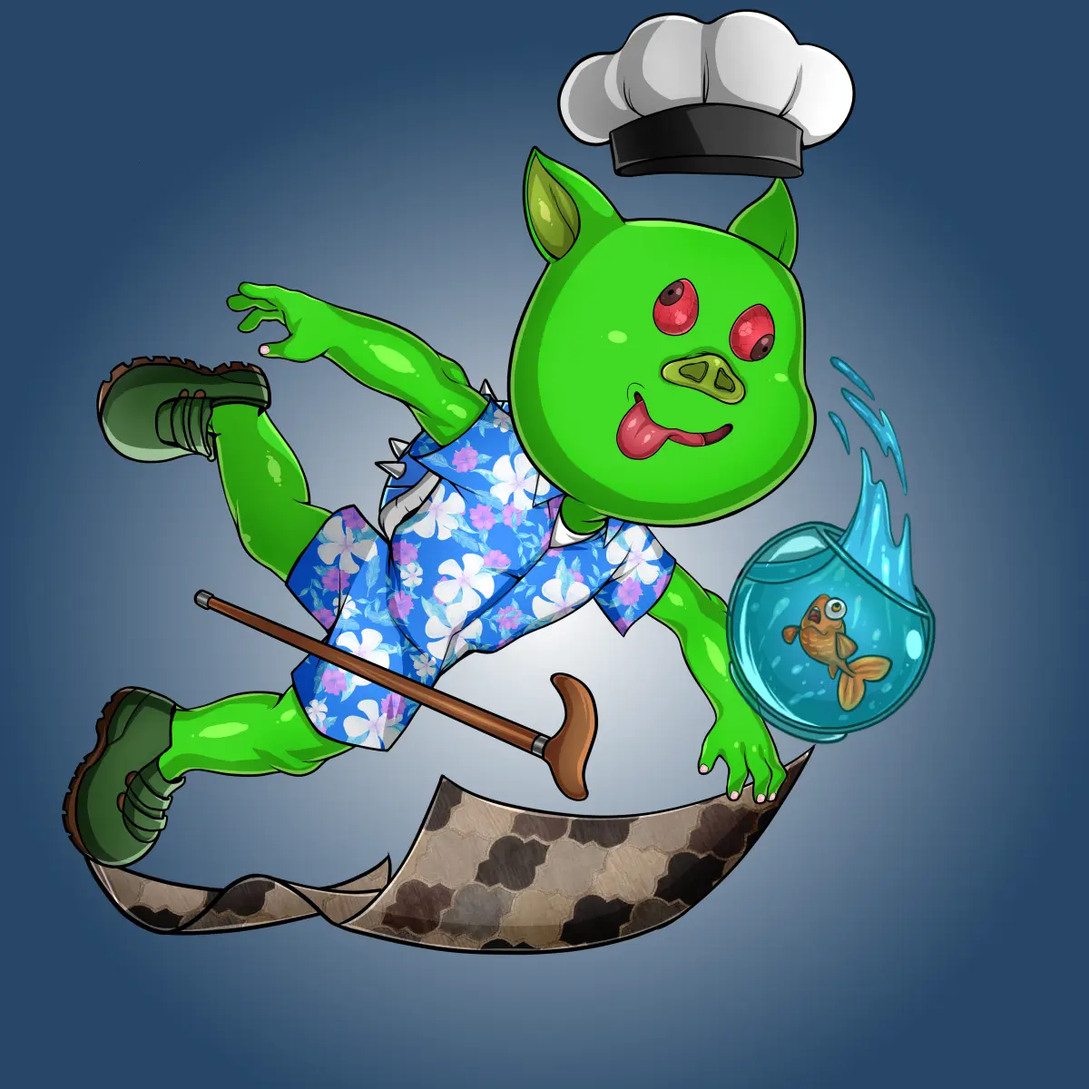 Rug Friends  #1245 NFT on Algorand