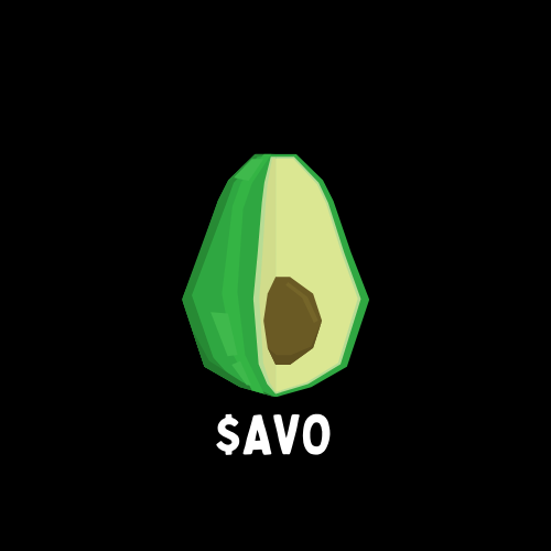2ND ROUND #9 BLACK ALGO AVOCADO NFT on Algorand