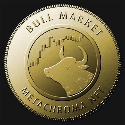 Gold Bull W/Chart (Rare)
