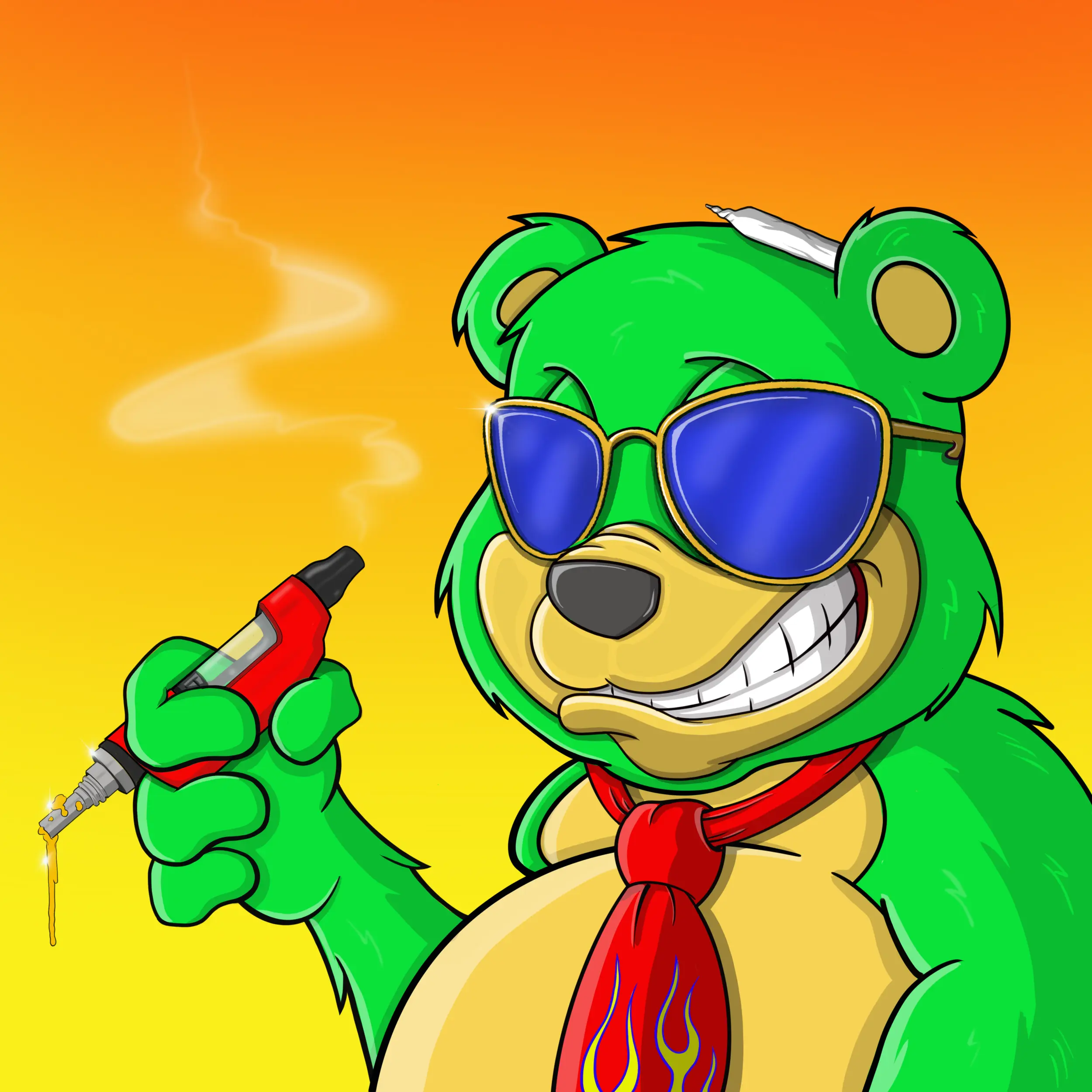 Burnin Bears #2232 NFT on Algorand